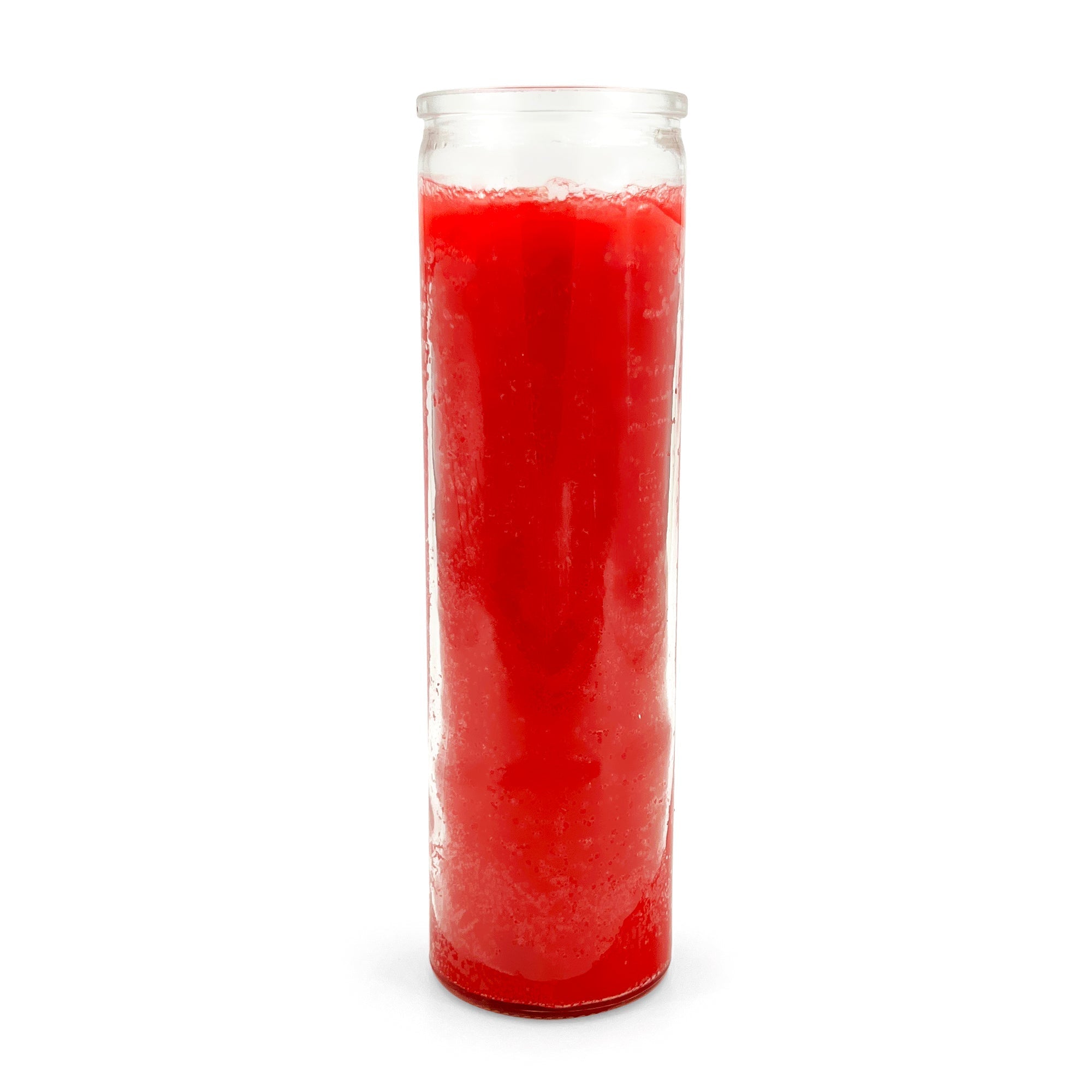 Vela lisa de 5 días 470 ml roja