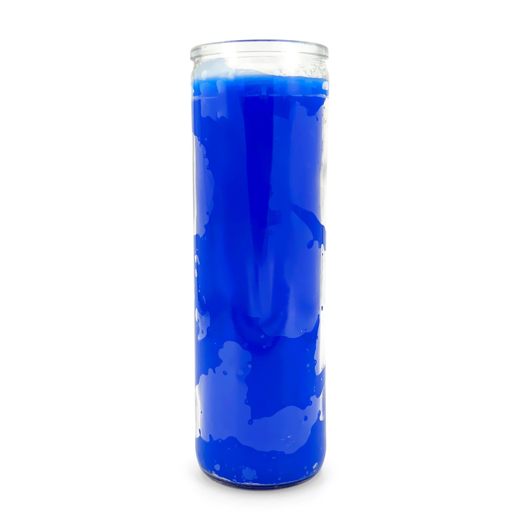 Crusader Plain 7 Day Candle 600 ml Blue
