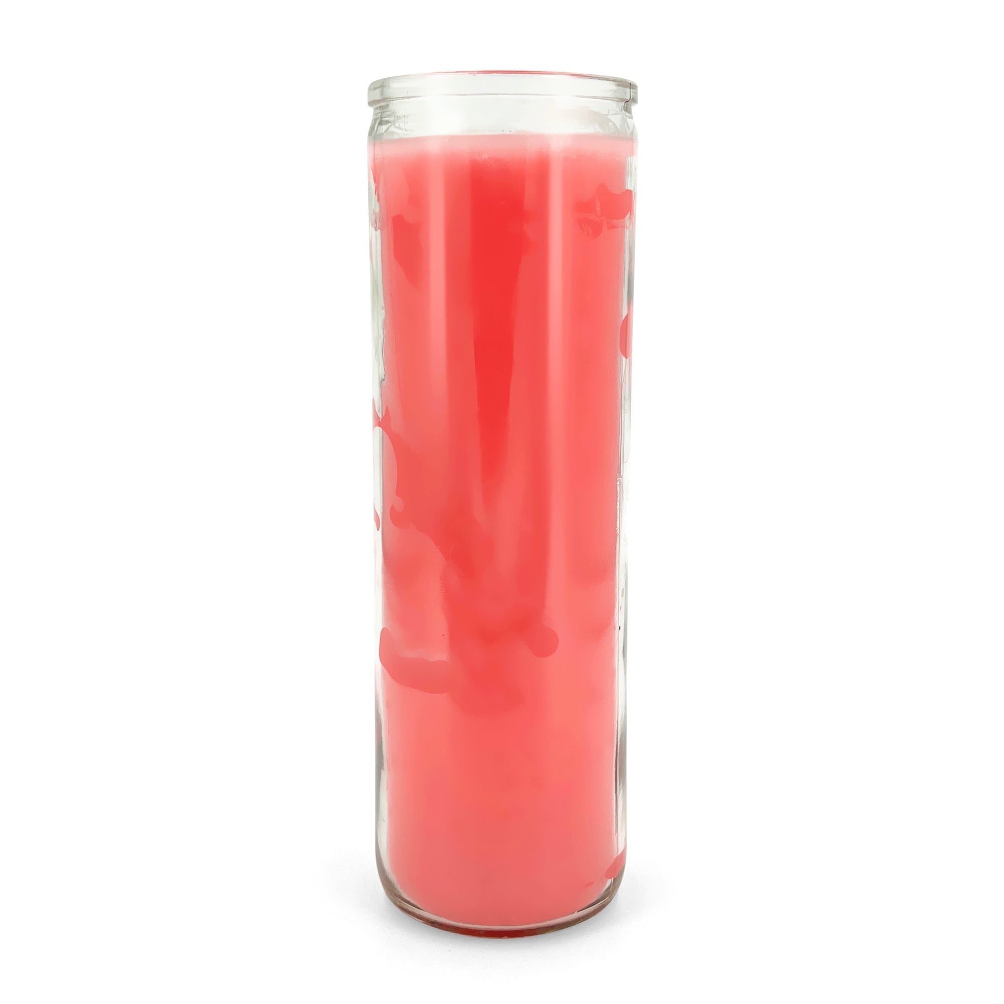 Vela Crusader Plain de 7 días, 600 ml, color rosa