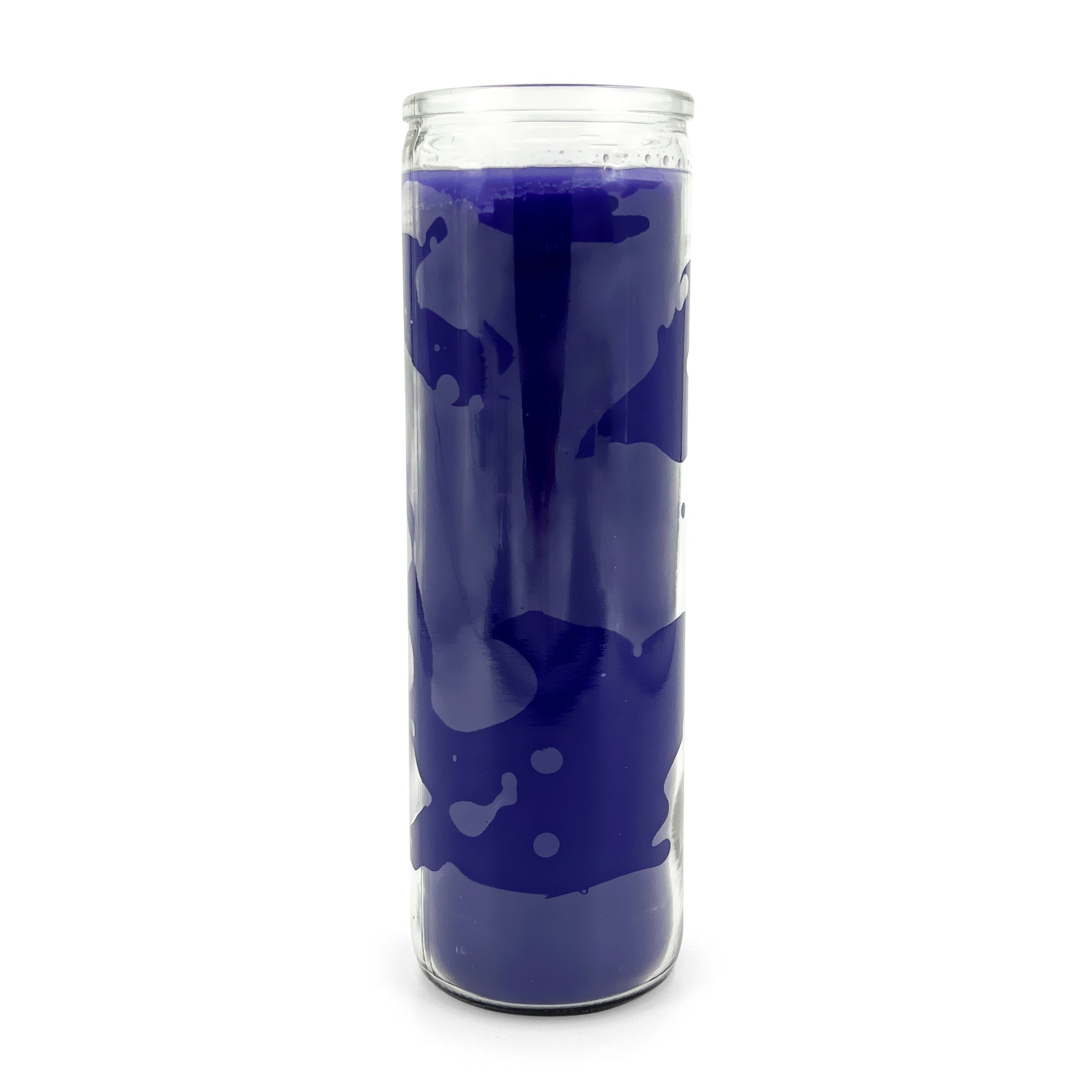 Vela Crusader Plain de 7 días, 600 ml, color morado