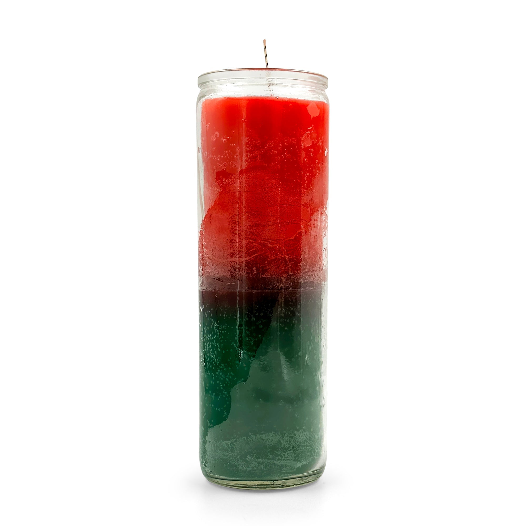 Vela lisa de 7 días, 600 ml, color dúo