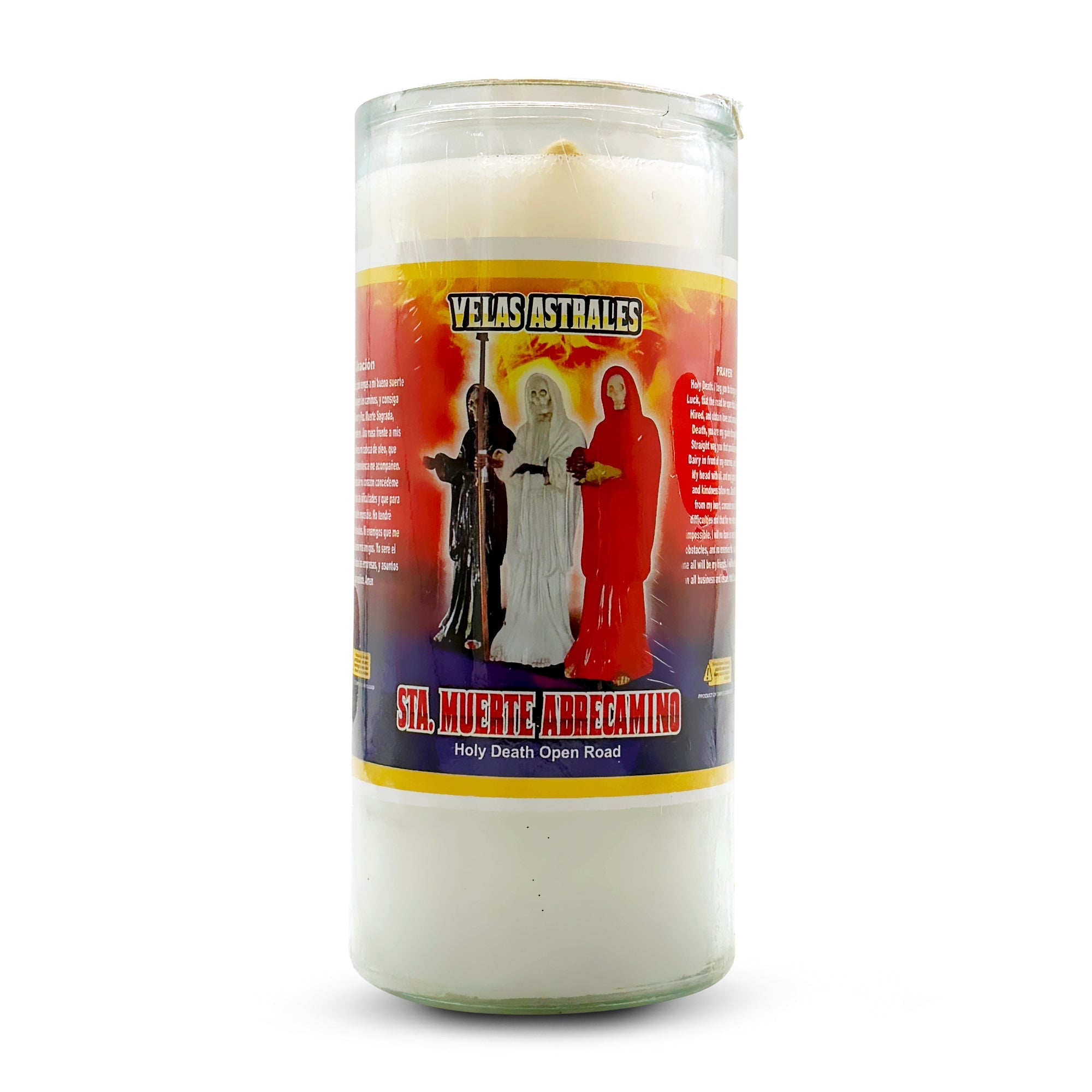 Santa Muerte Camino Abierto / Santa Muerte Abre Camino Preparado Vela de 14 Días