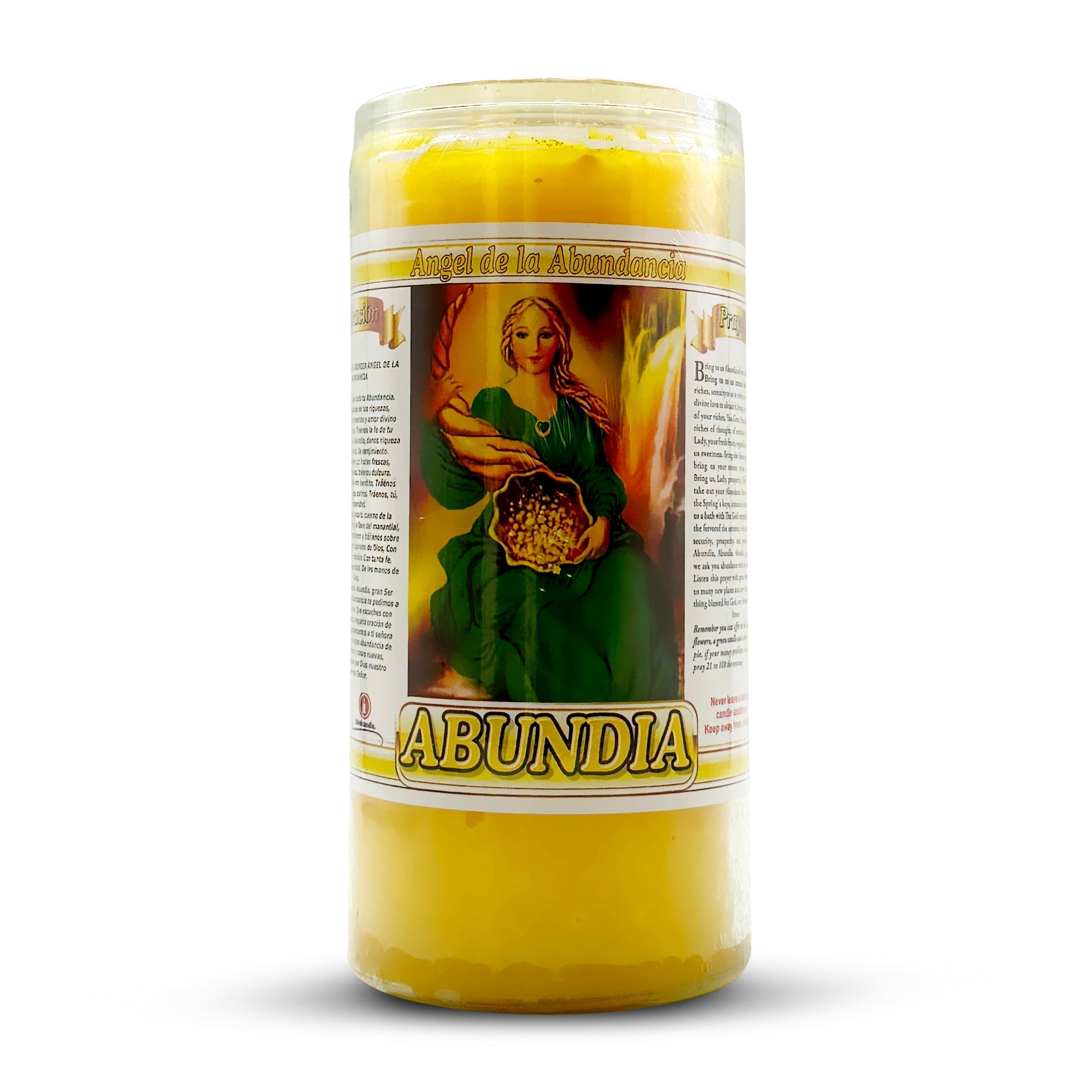 Angel of Abundance / Angel De La Abundancia Prepared 14 Day Candle