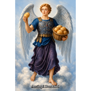 Archangel Barachiel Prayer Card