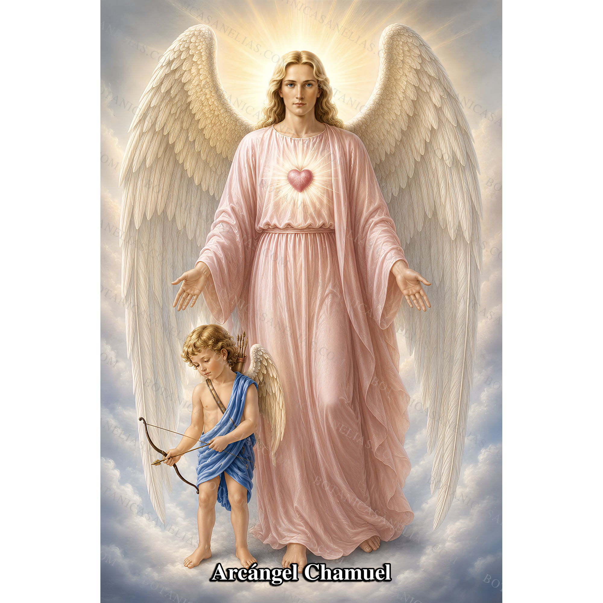 Archangel Chamuel Prayer Card