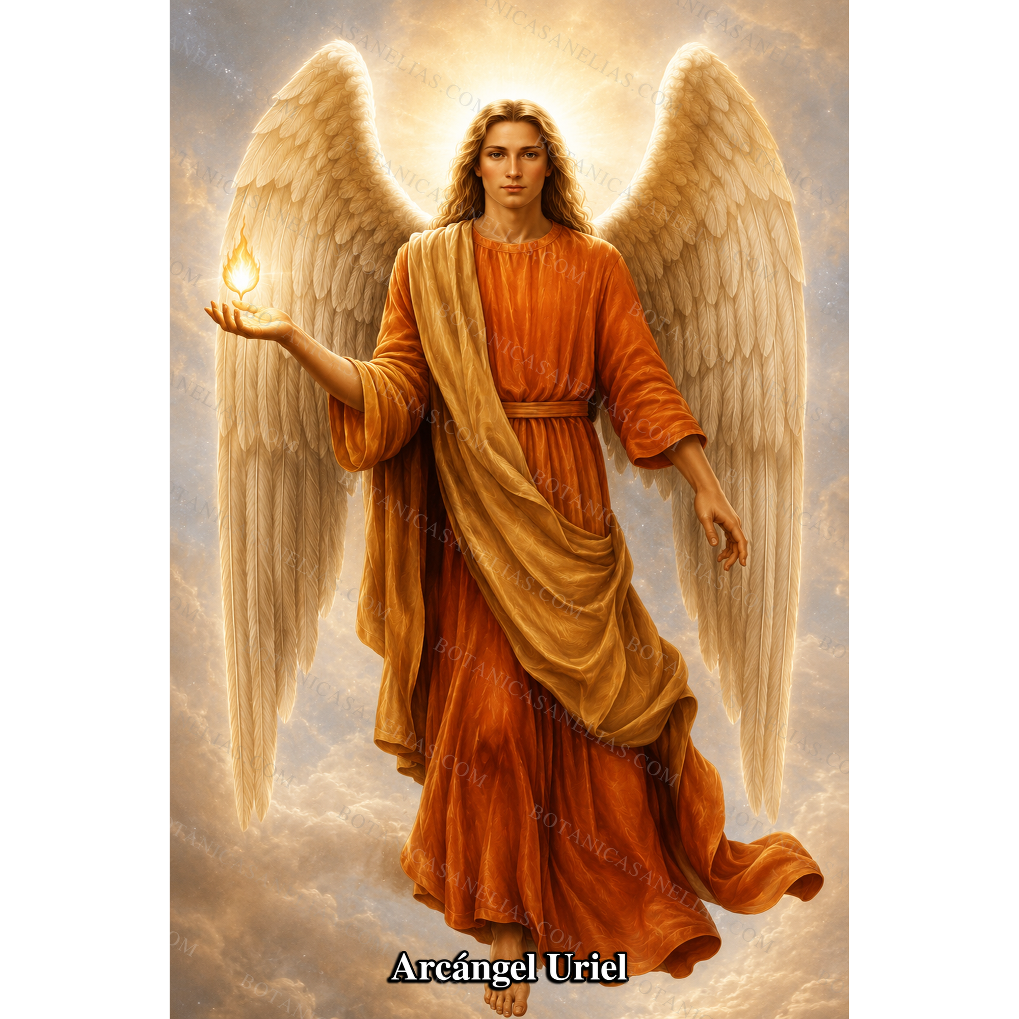 Archangel Uriel Prayer Card