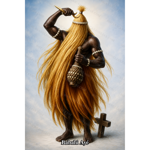 Babalu Aye Prayer Card