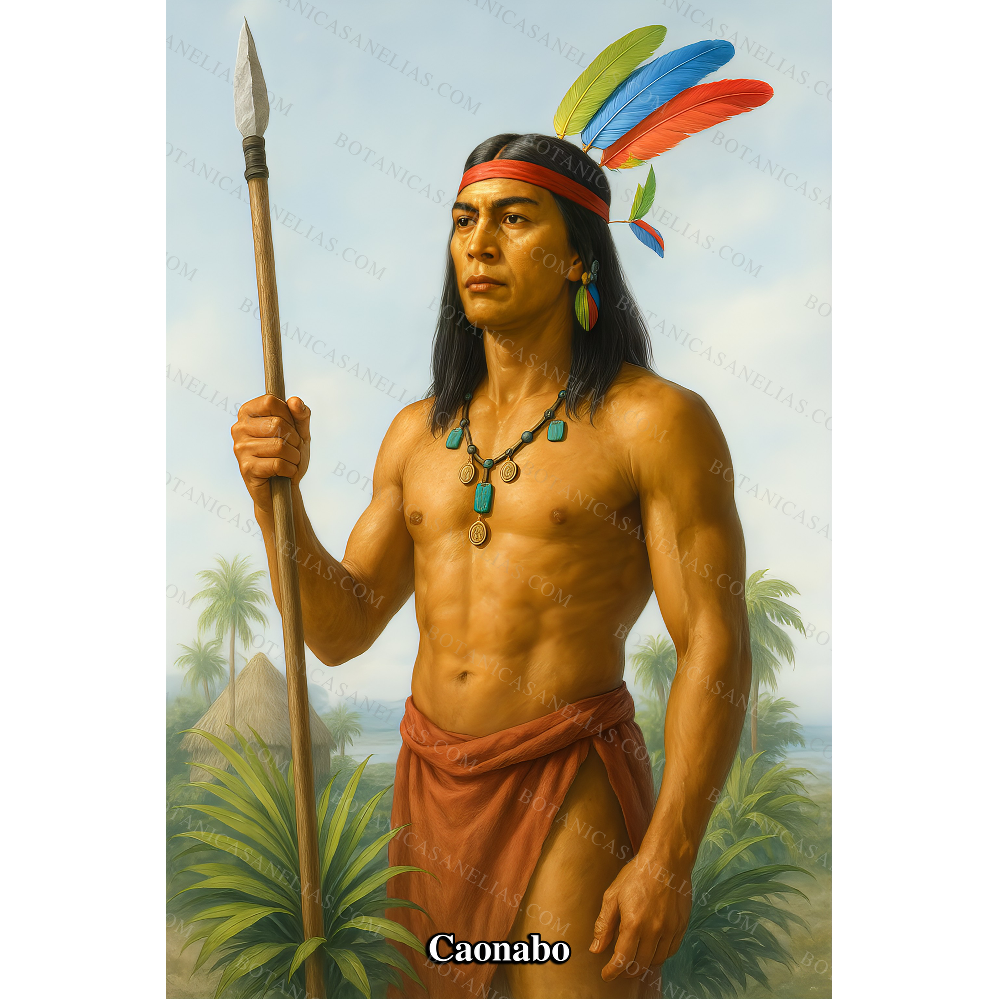 Caonabo Prayer Card
