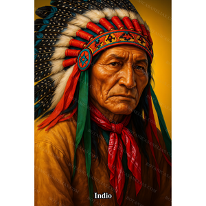 The Indian Spirit Guide Prayer Card