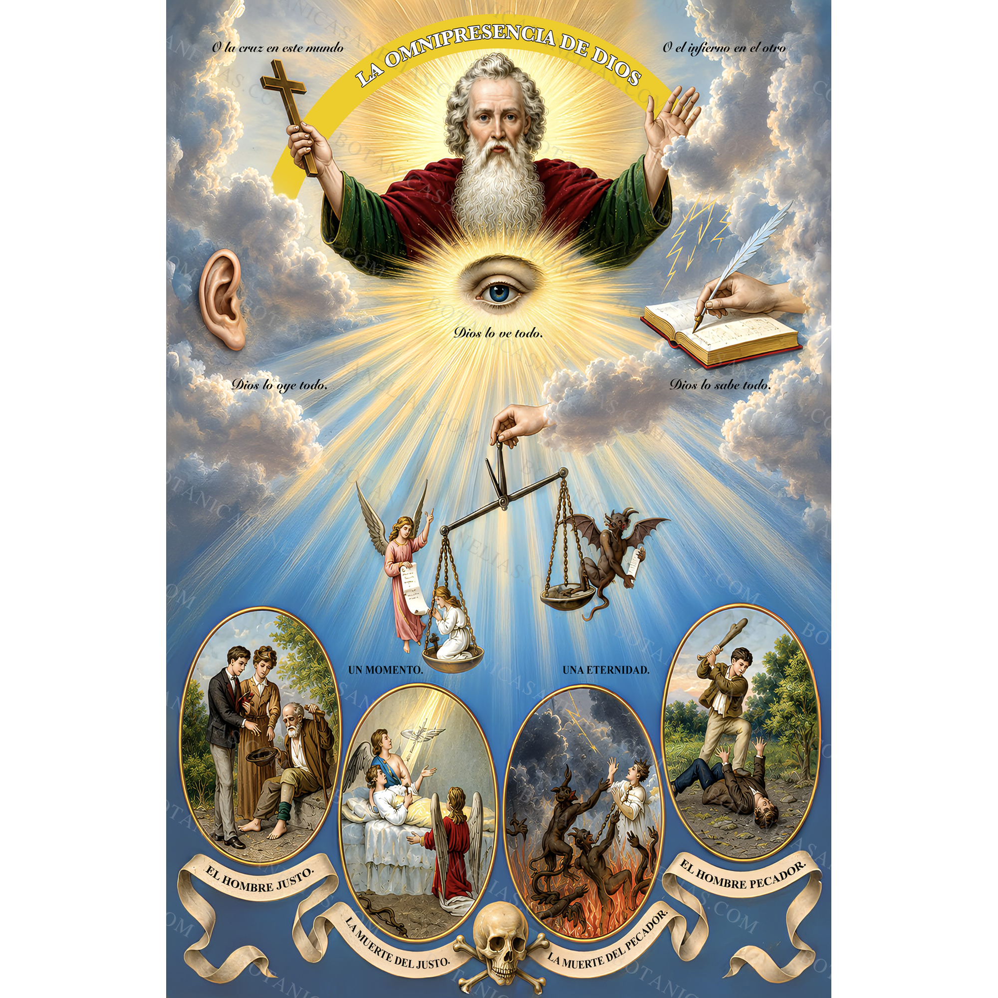 The Omnipresence of God Prayer Card