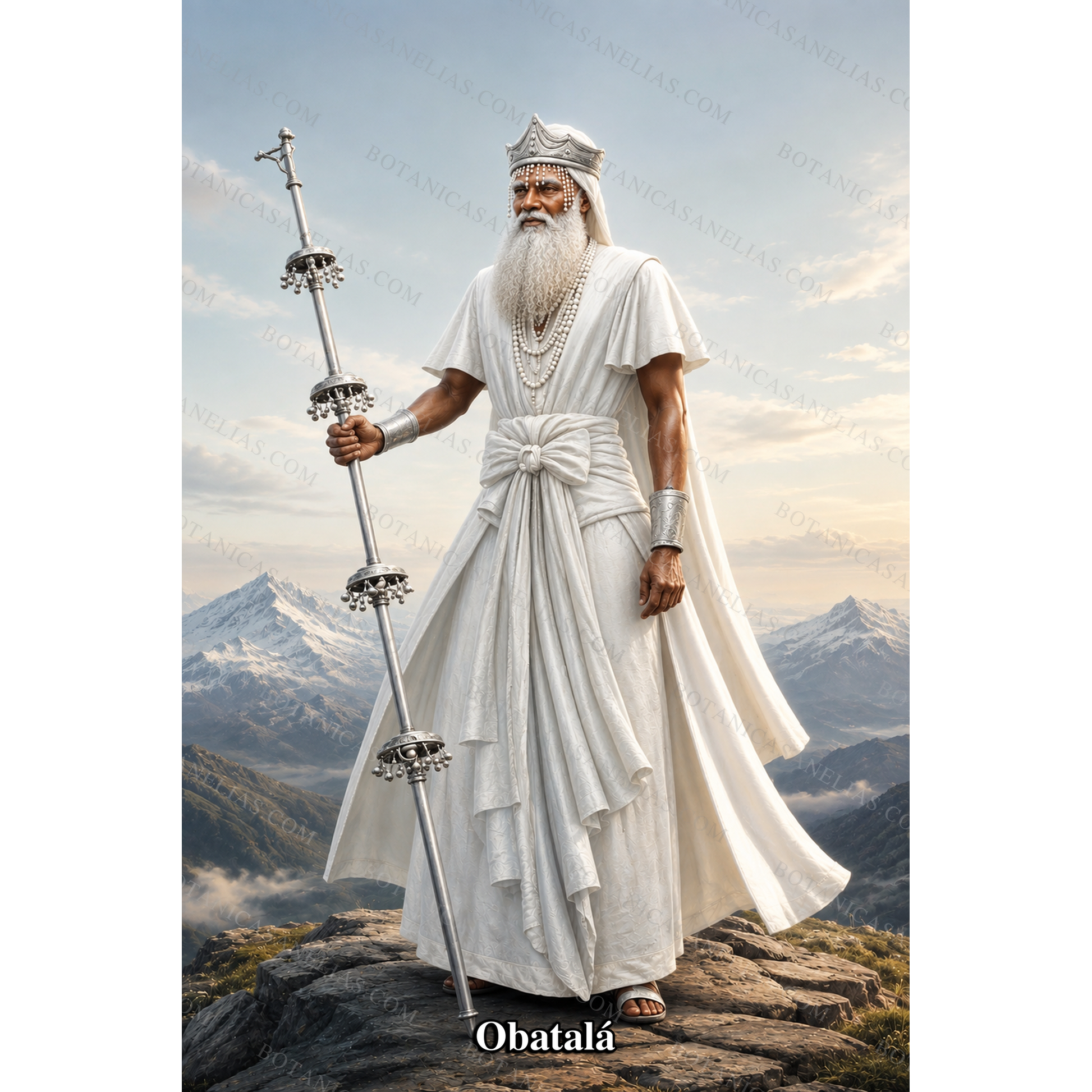 Obatala Prayer Card