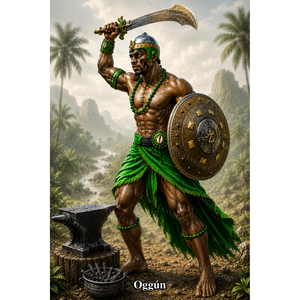 Oggun Prayer Card