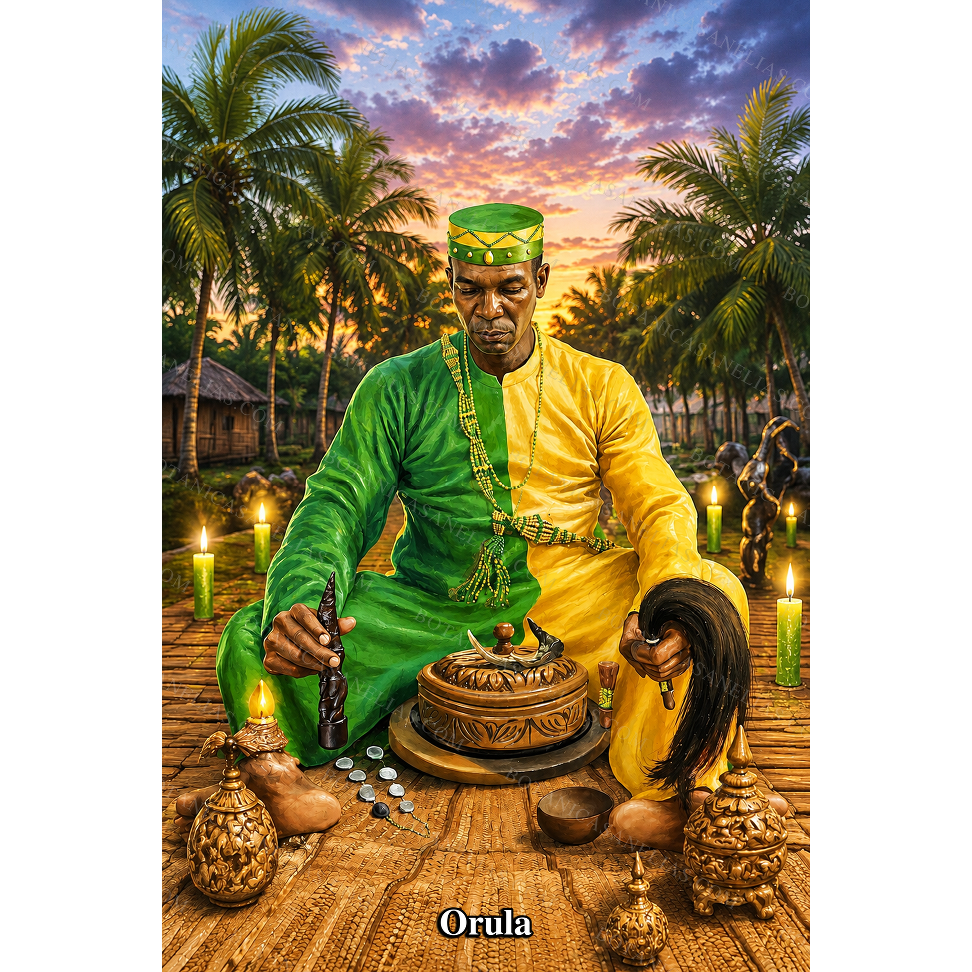 Orula Prayer Card