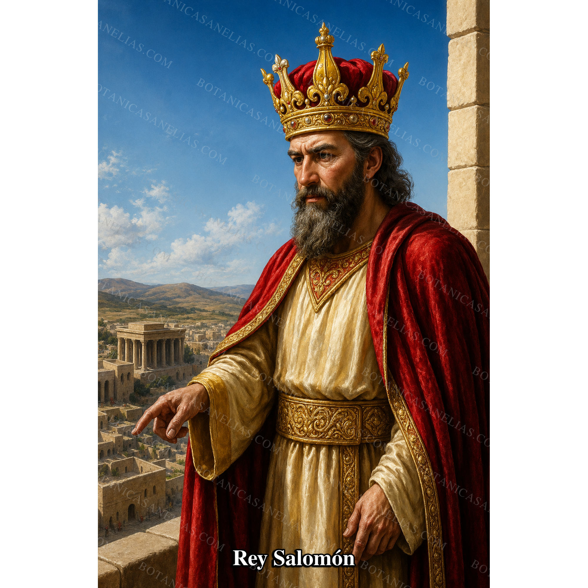 King Solomon Prayer Card