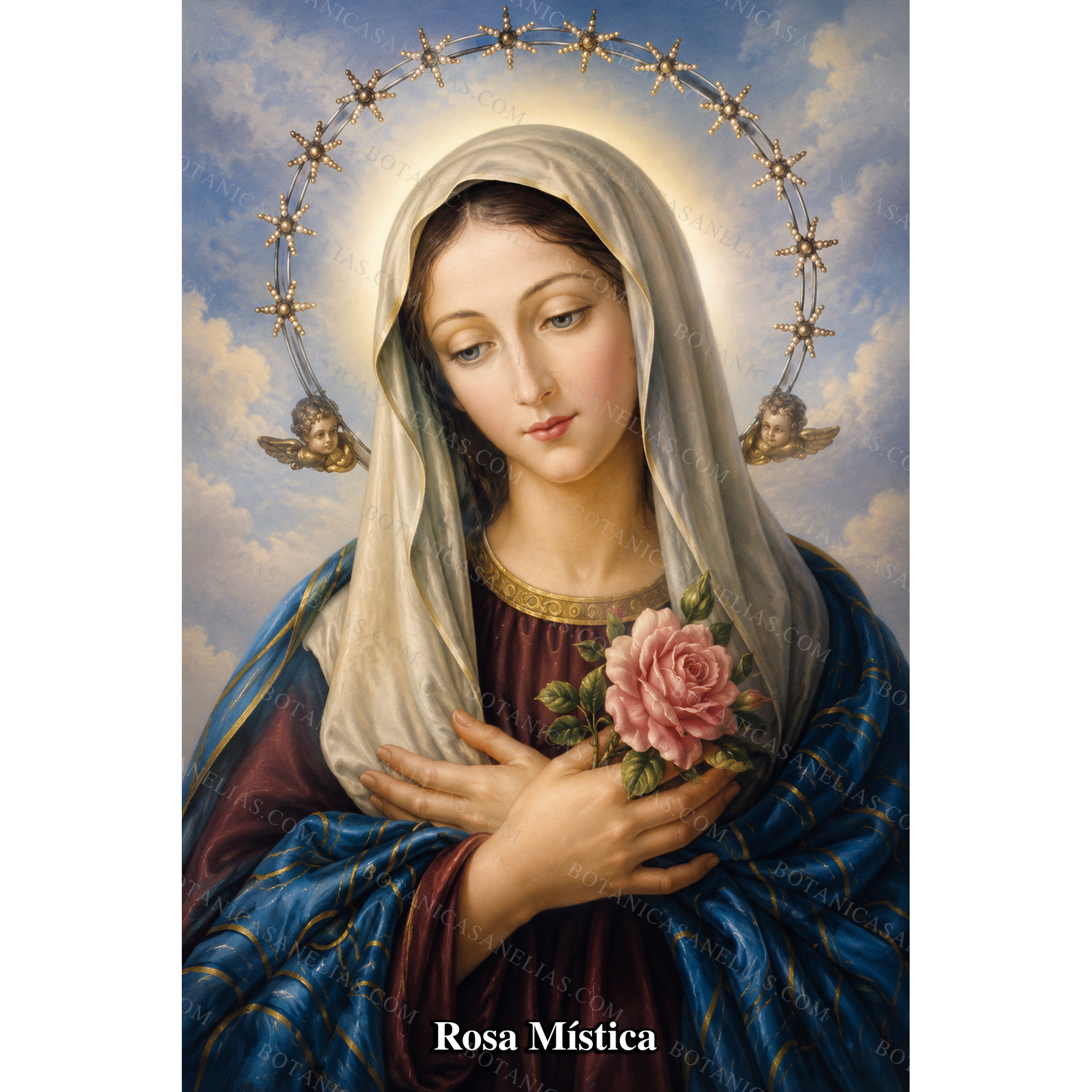 Mystical Rose Prayer Card