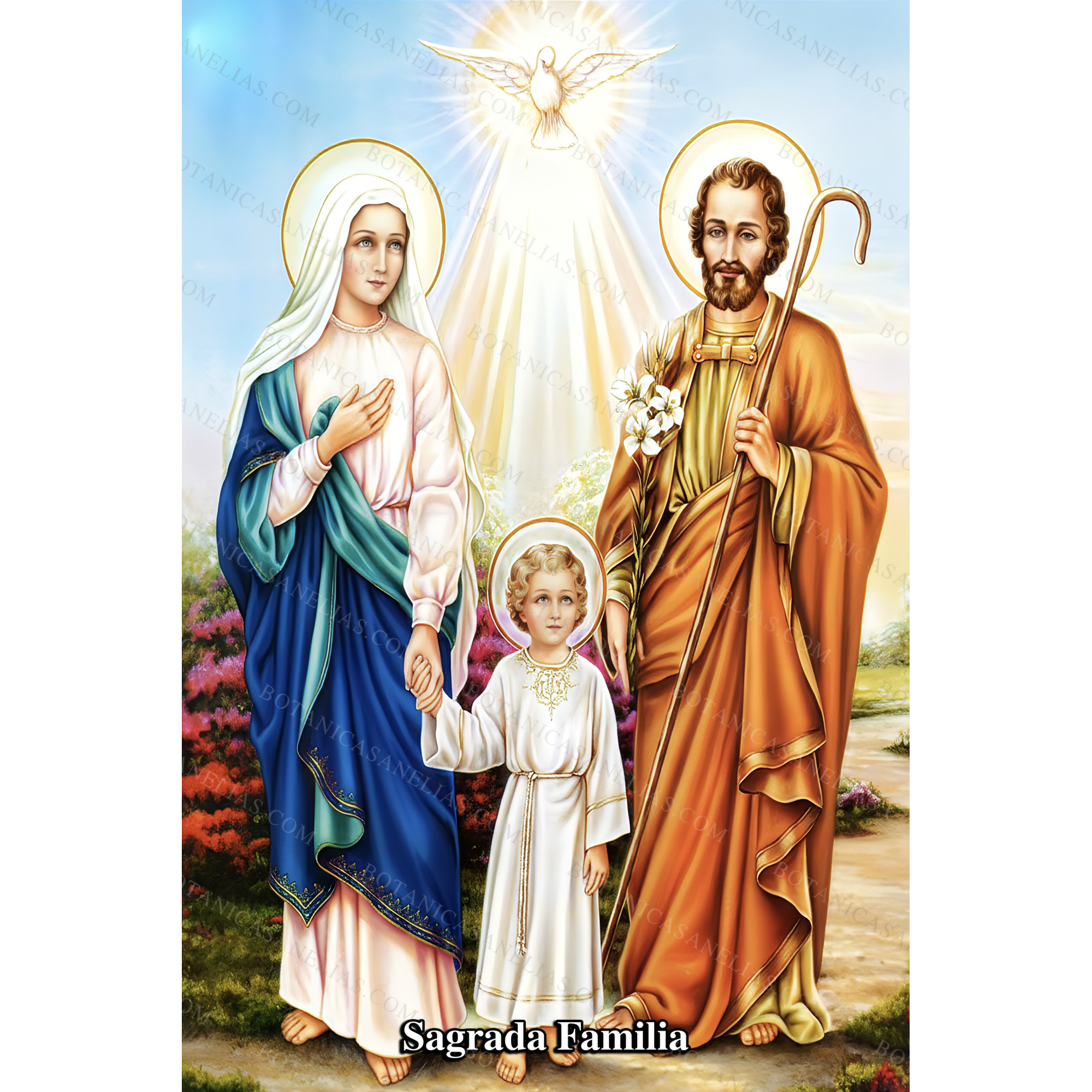 The Holy Family Prayer Card