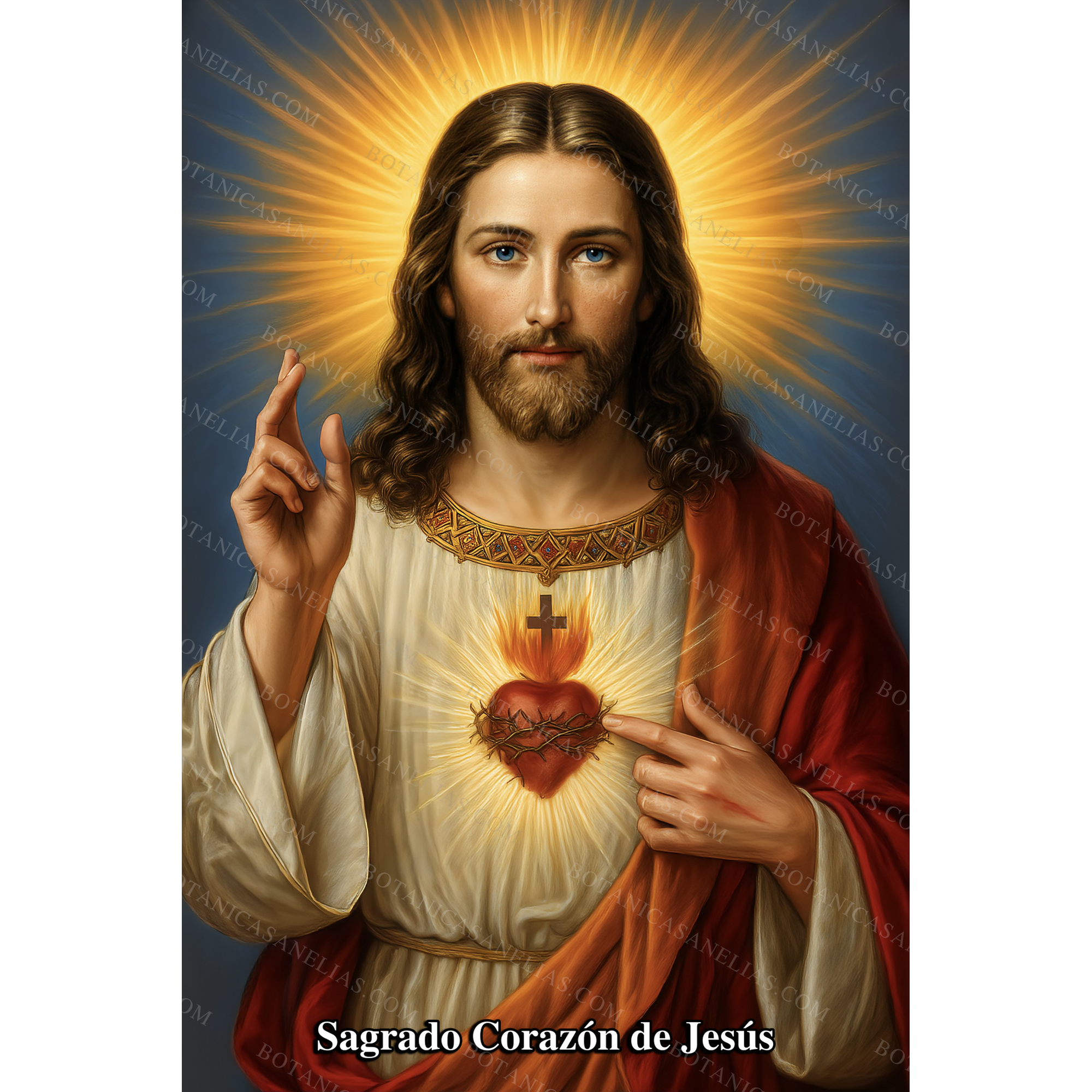 Sacred Heart of Jesus Prayer Card