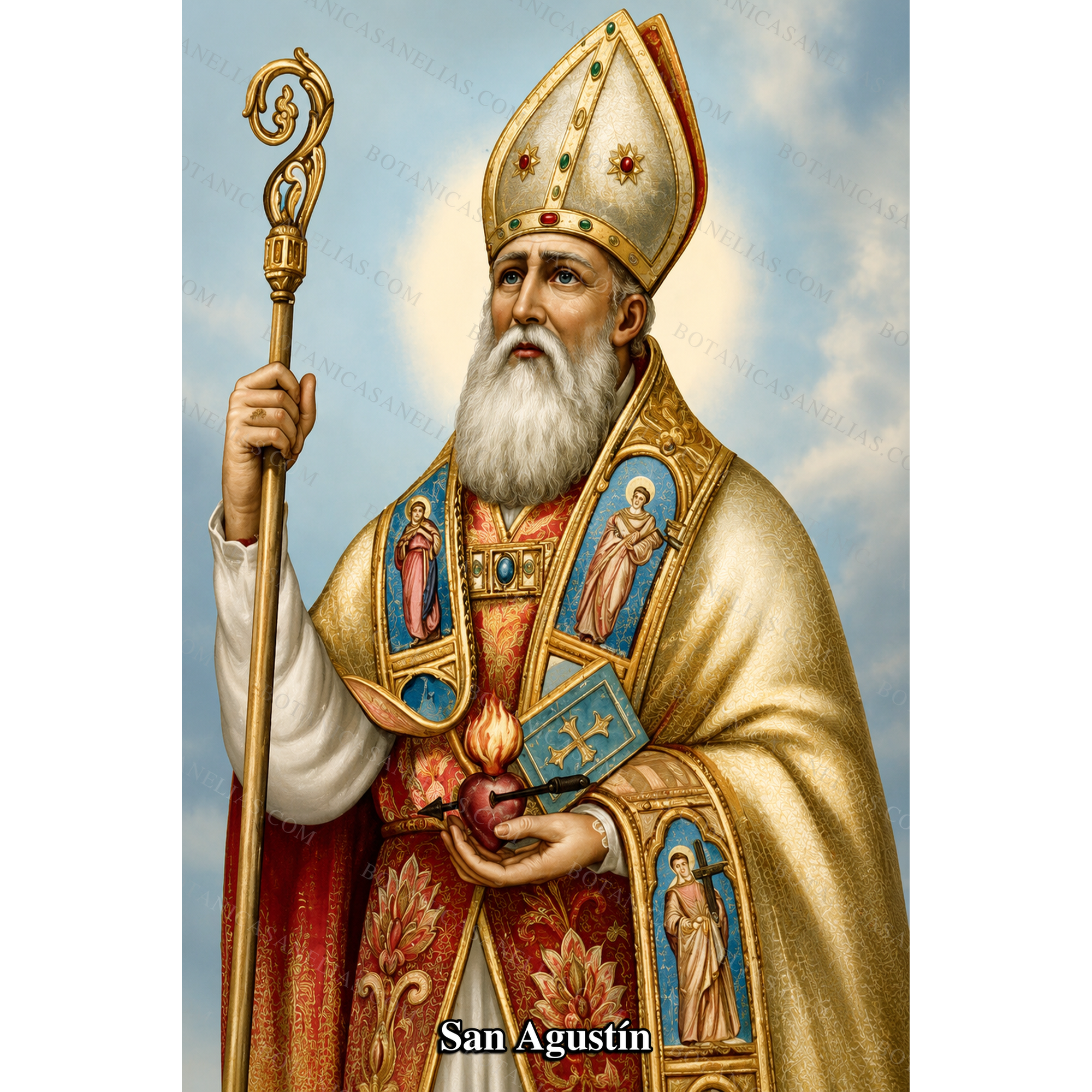 Saint Augustine Prayer Card