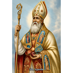 Saint Augustine Prayer Card