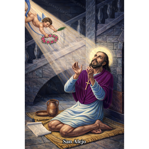 Saint Alexius Prayer Card