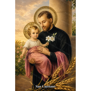 Saint Cajetan Prayer Card