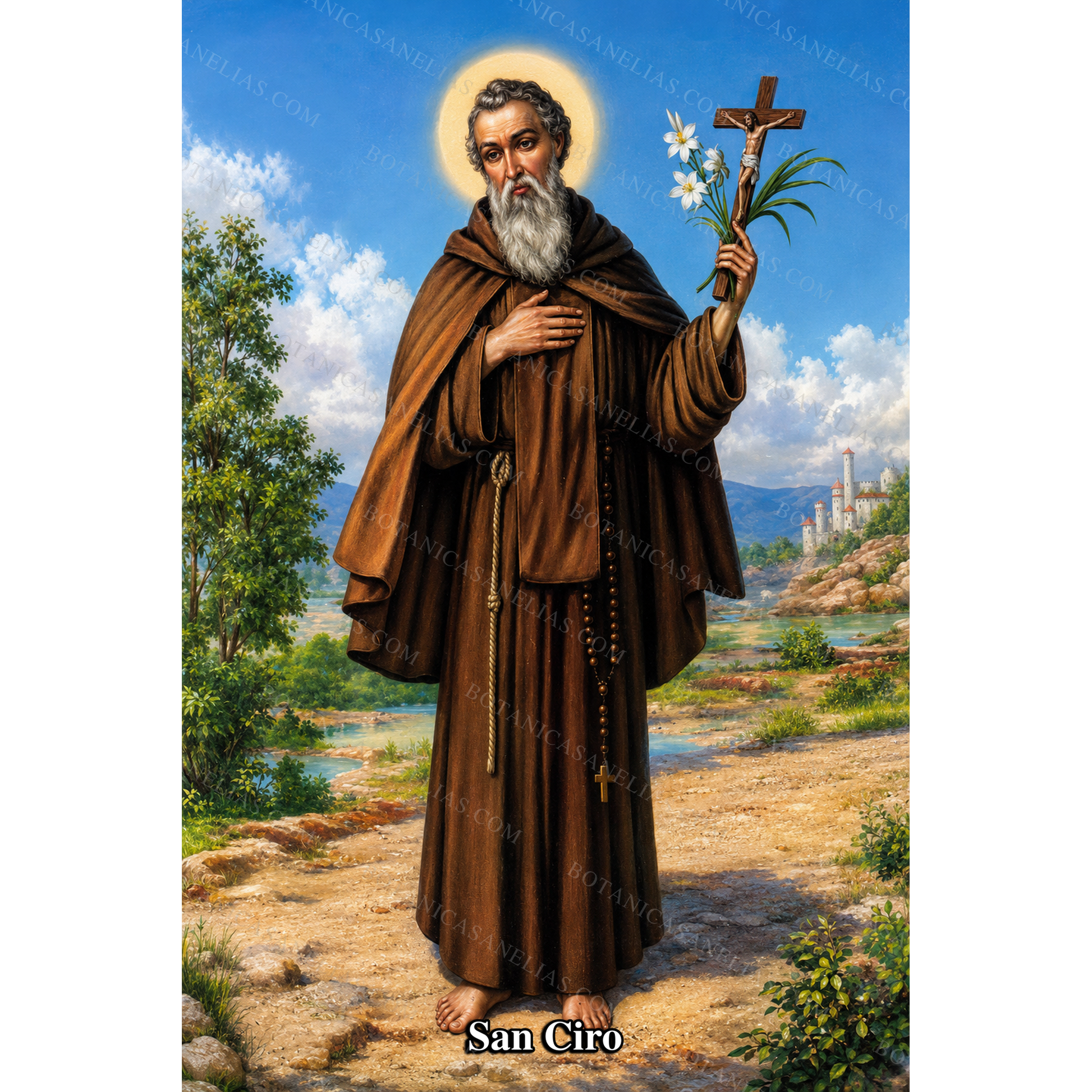 Saint Cyrus Prayer Card