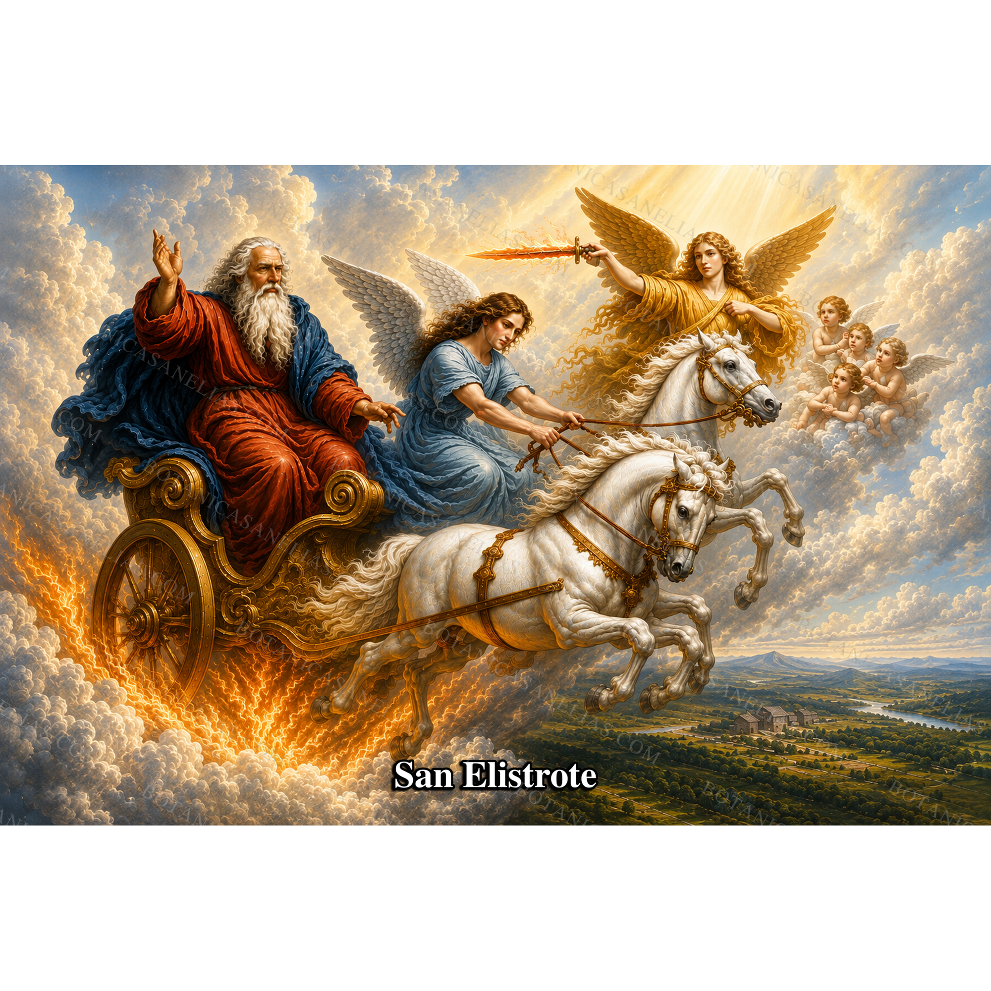 San Elistrote Prayer Card