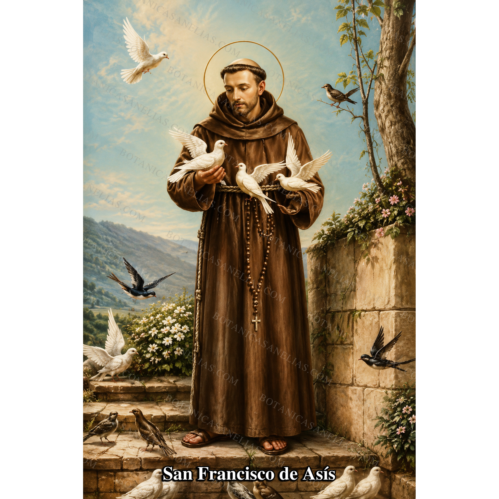 Saint Francis of Assisi Prayer Card
