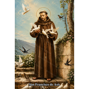 Saint Francis of Assisi Prayer Card