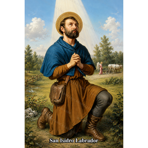 Saint Isidore the Farmer Prayer Card