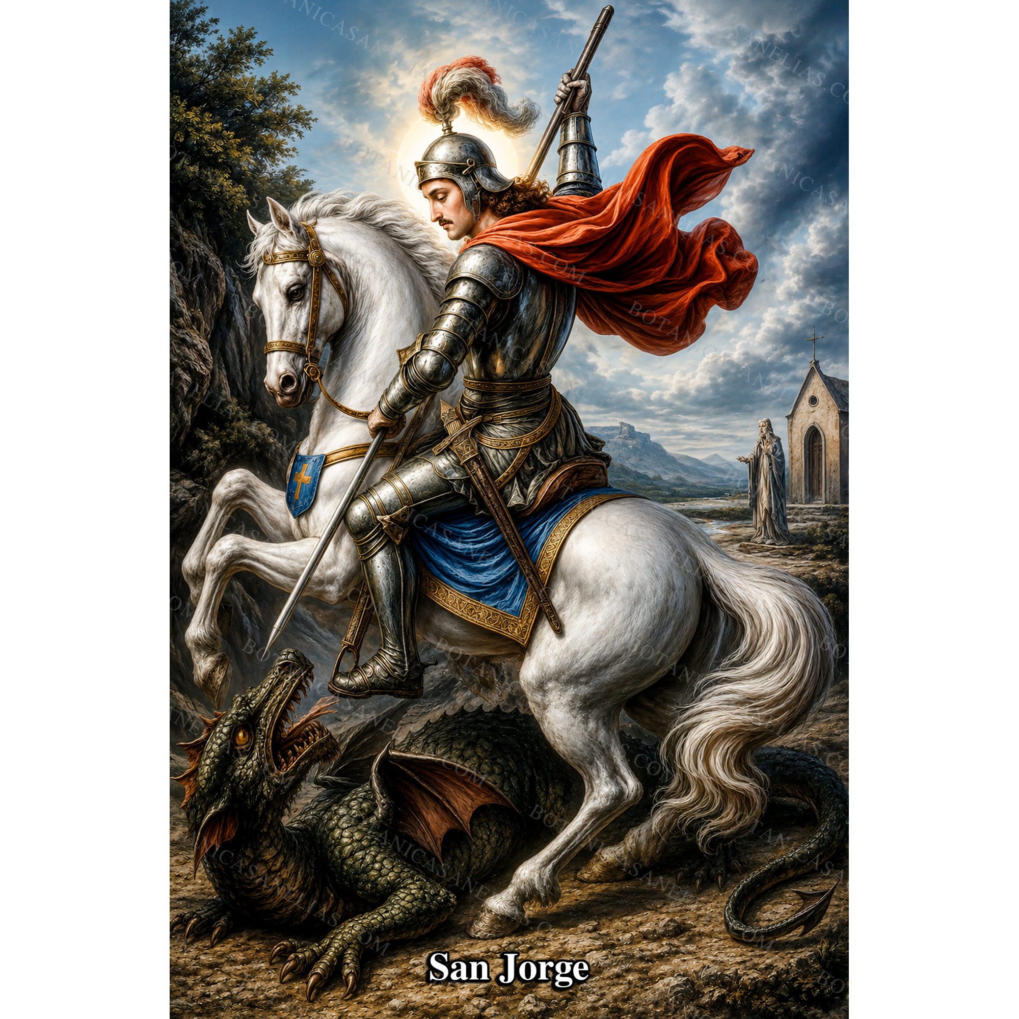 Saint George Prayer Card