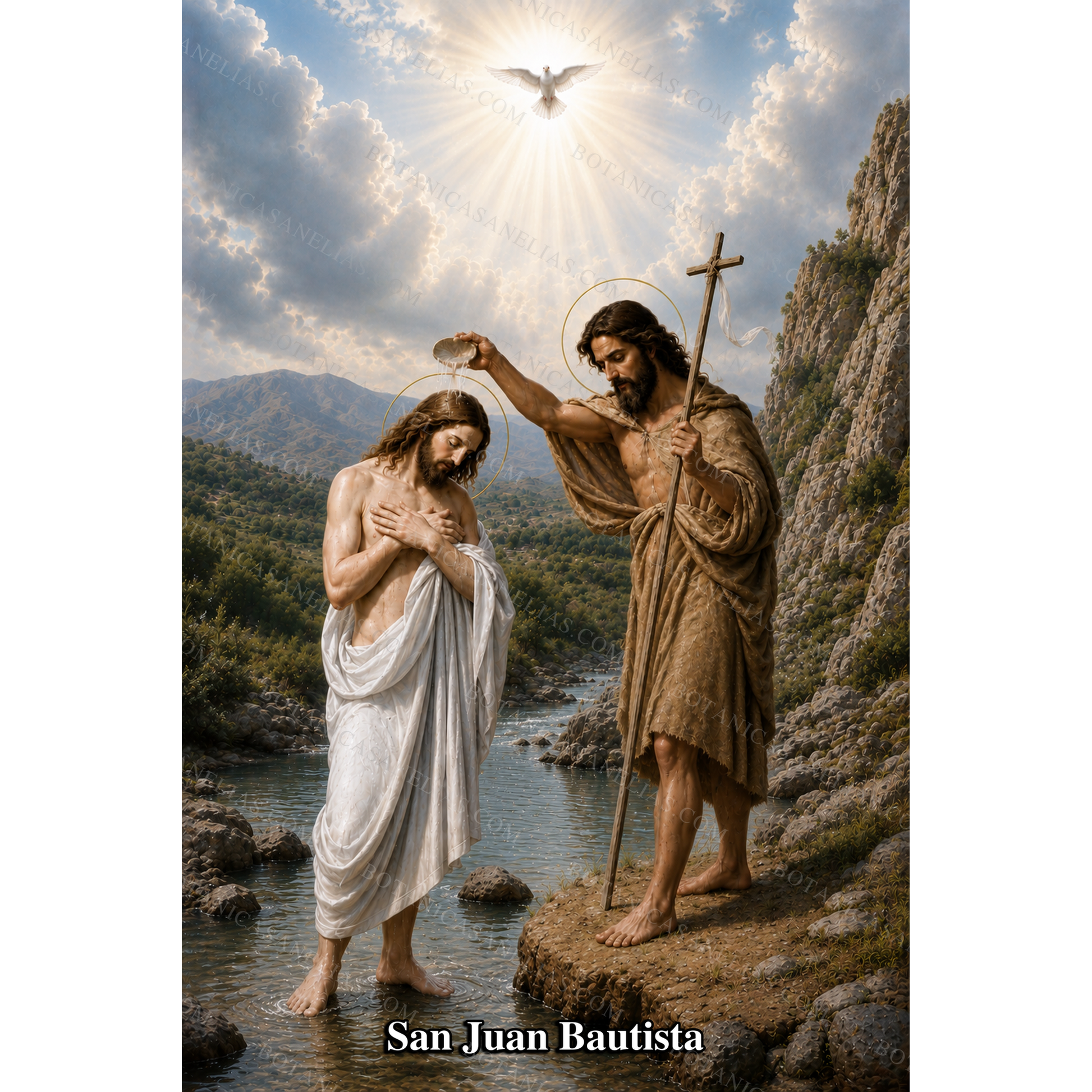 Saint John the Baptist Prayer Card