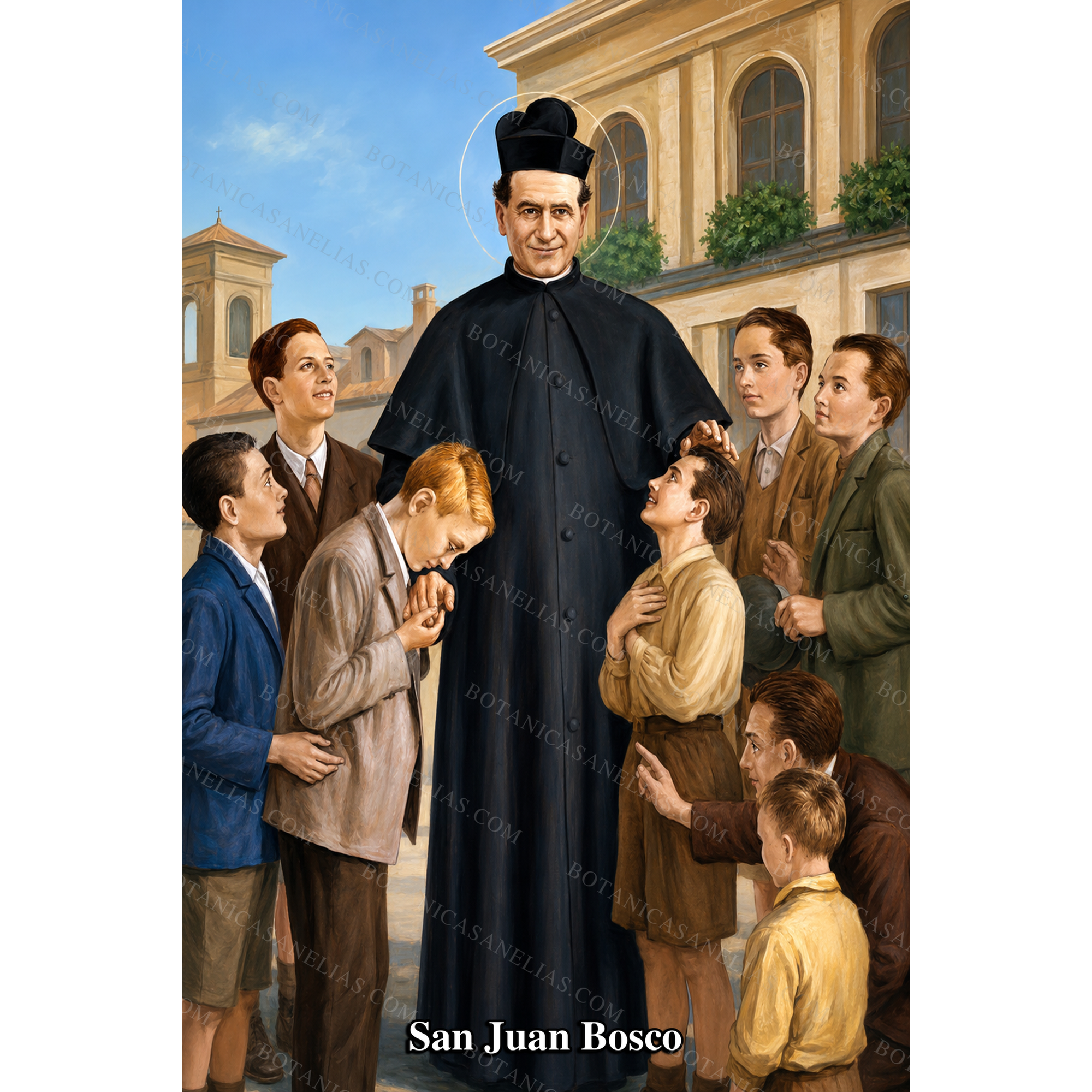 Saint John Bosco Prayer Card