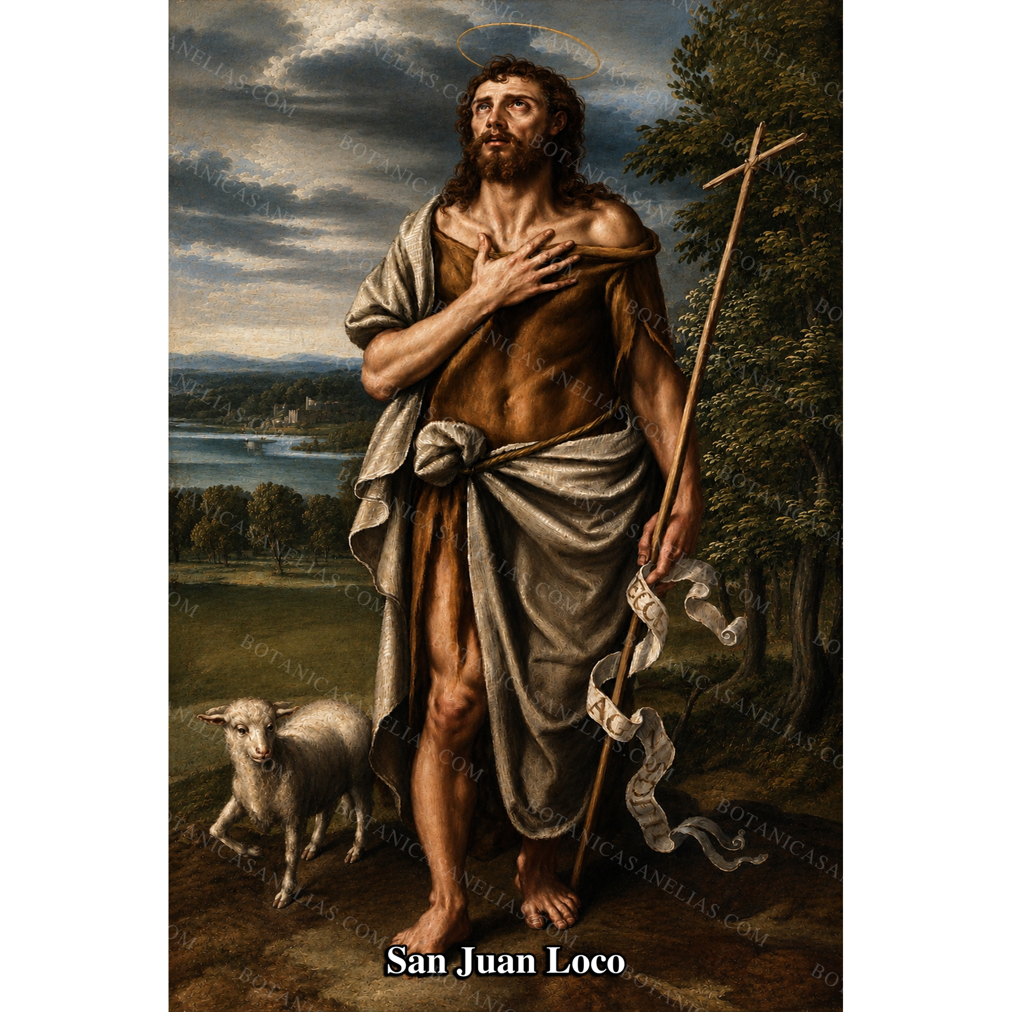San Juan Loco Prayer Card