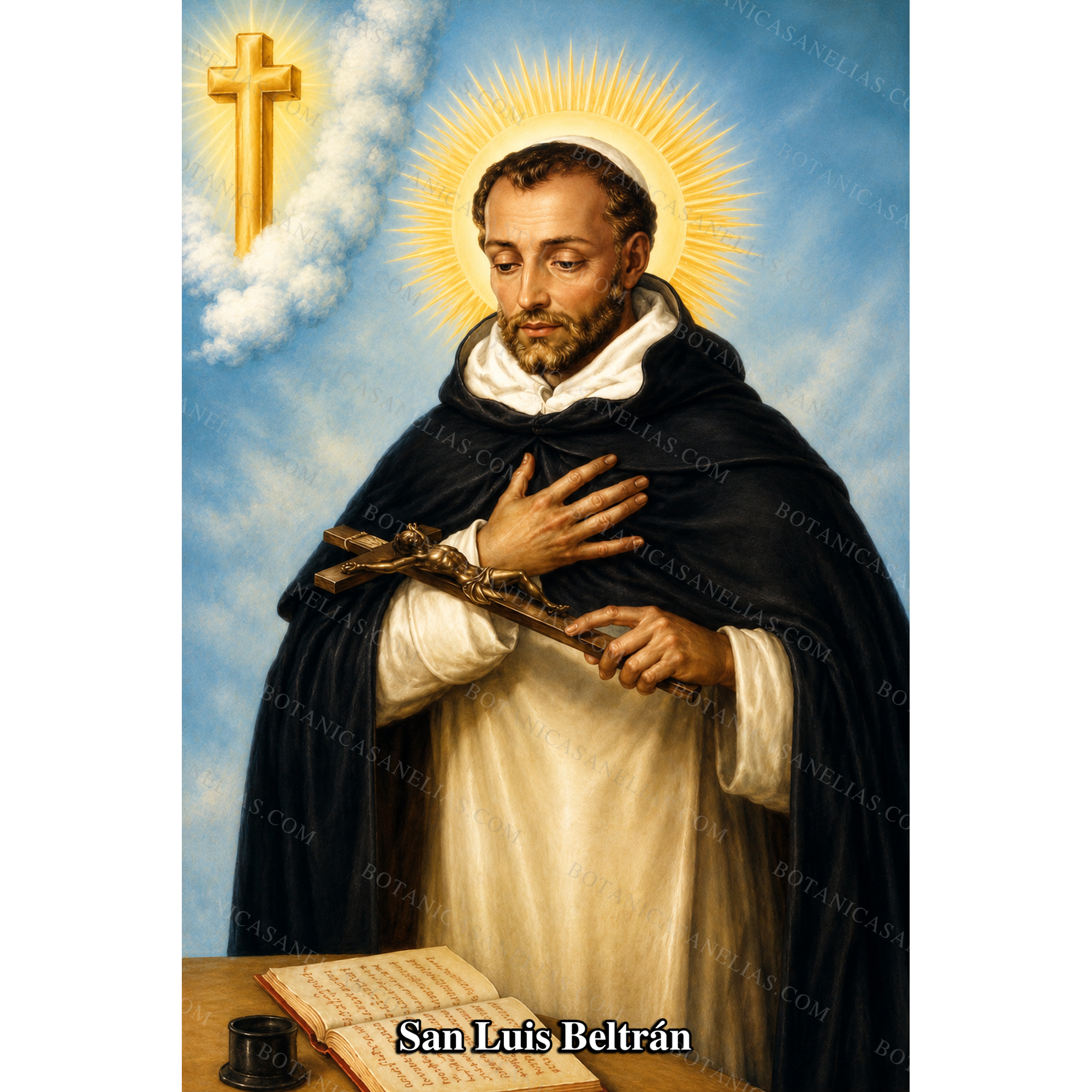 Saint Louis Bertrand Prayer Card