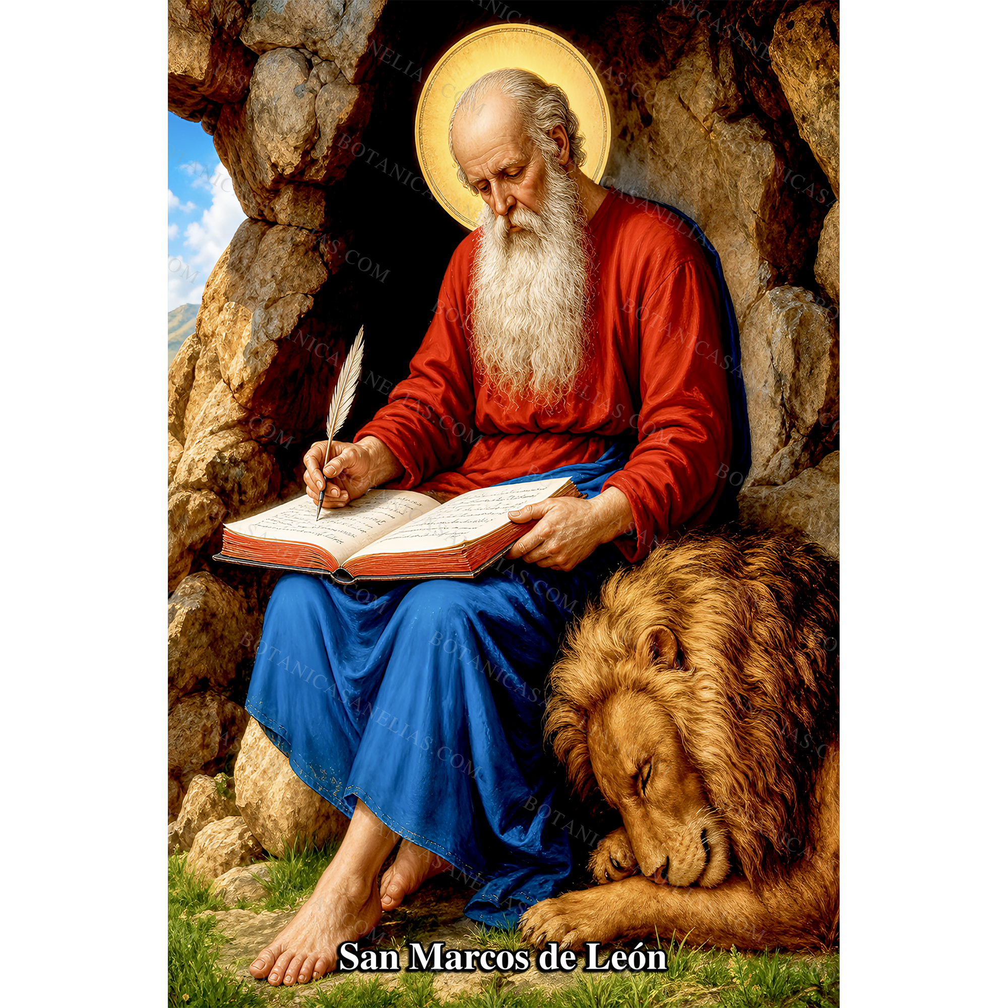 Saint Mark of Leon Prayer Card