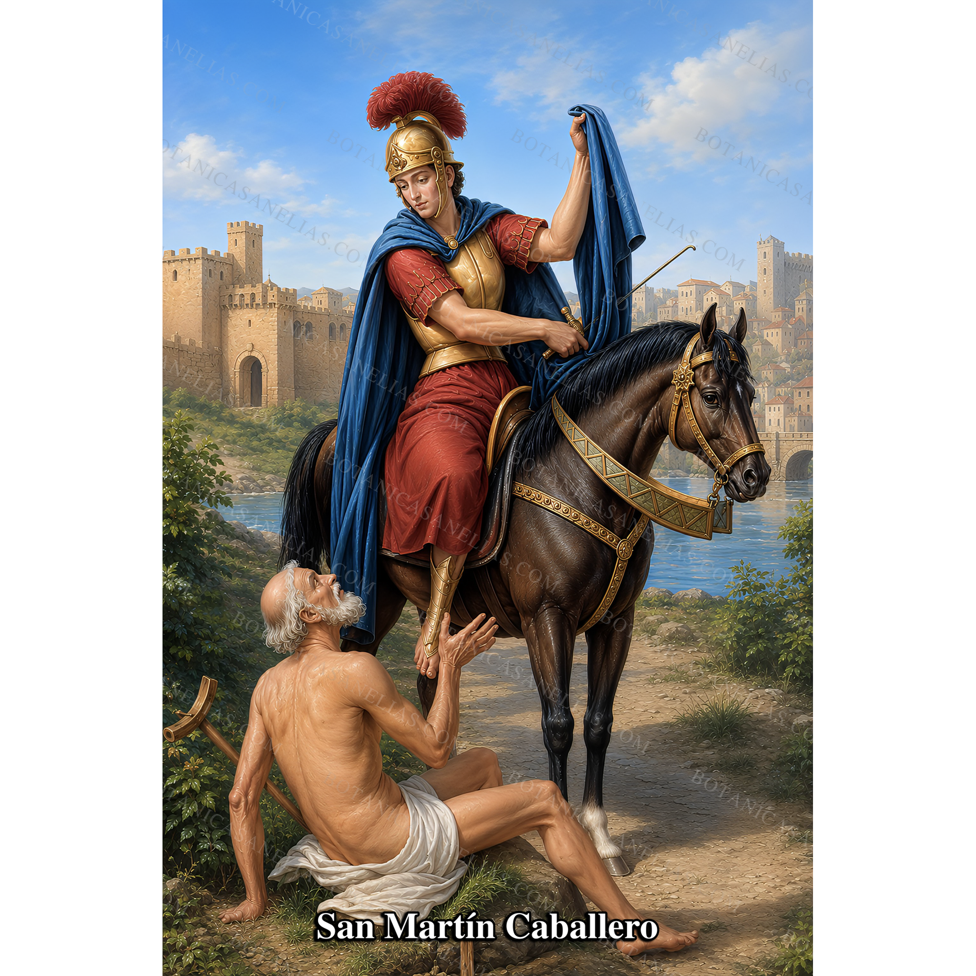 Saint Martin Caballero Prayer Card