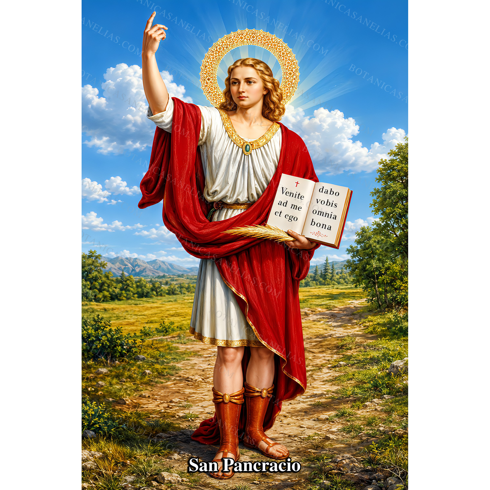 Saint Pancras Prayer Card