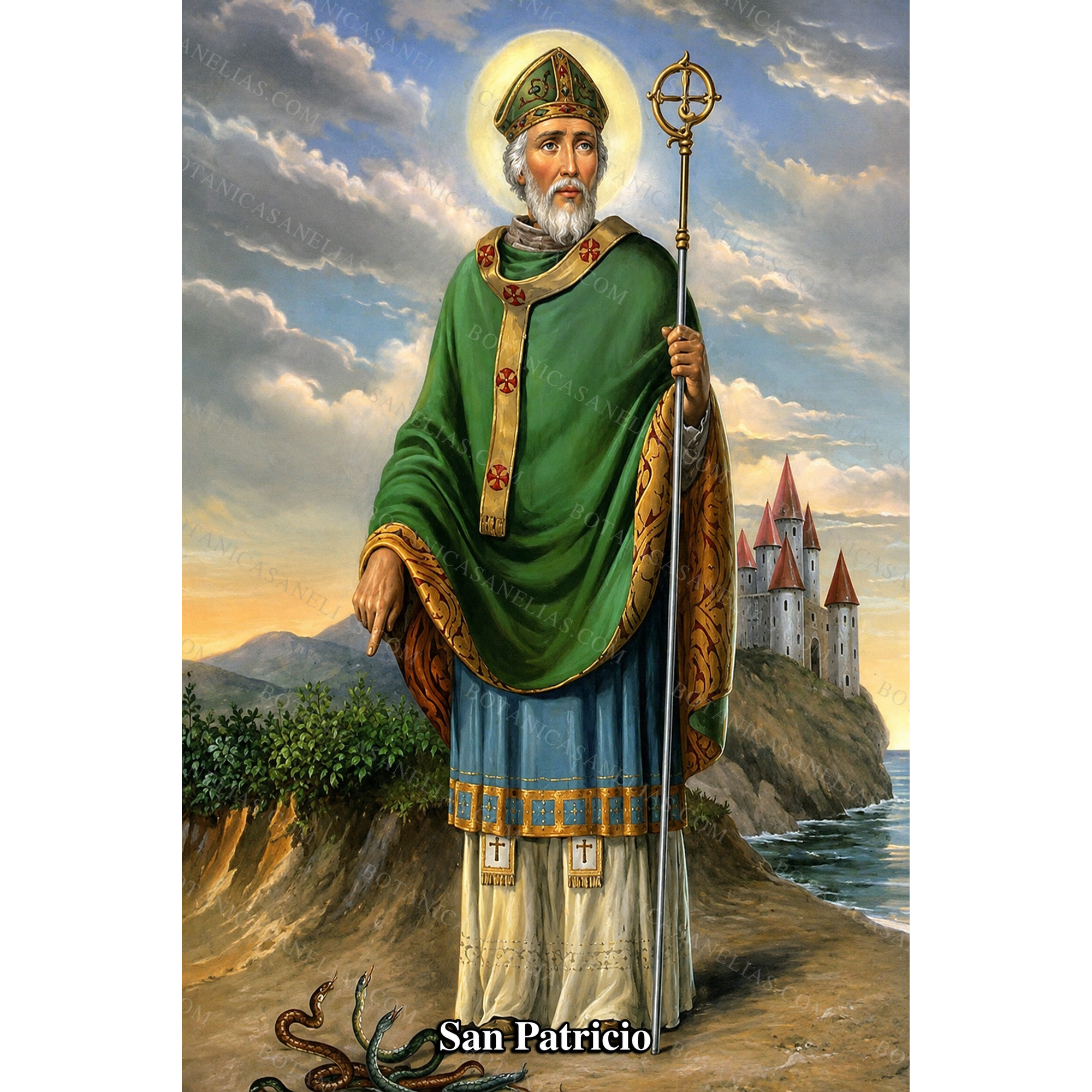 Saint Patrick Prayer Card