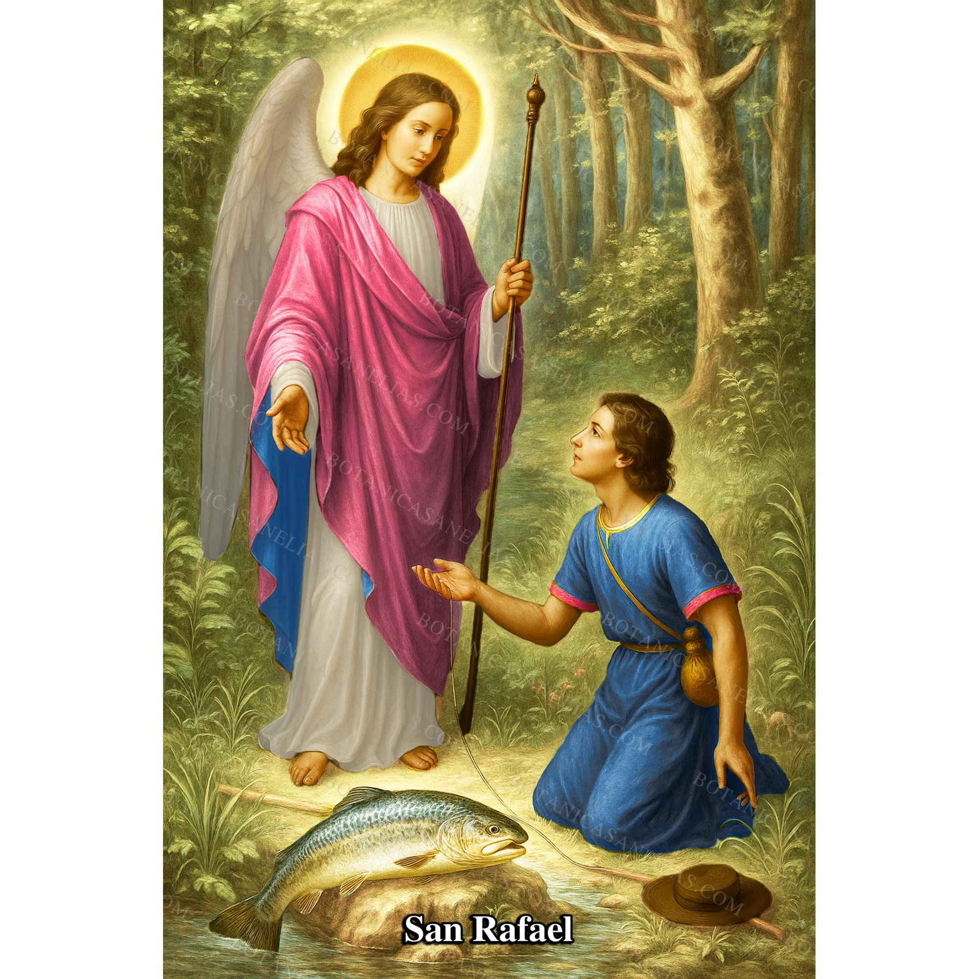 Saint Raphael Prayer Card