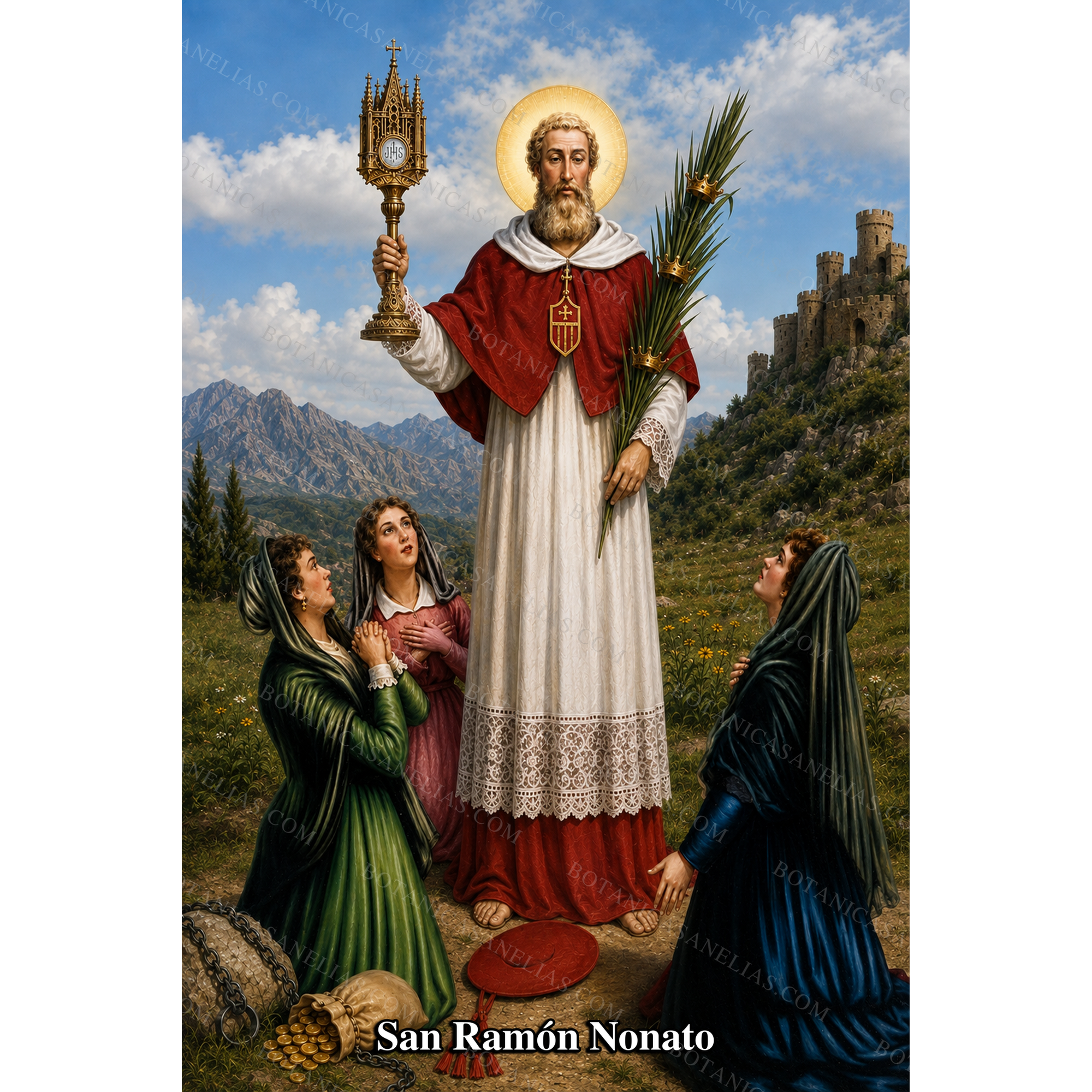 Saint Raymond Nonnatus Prayer Card