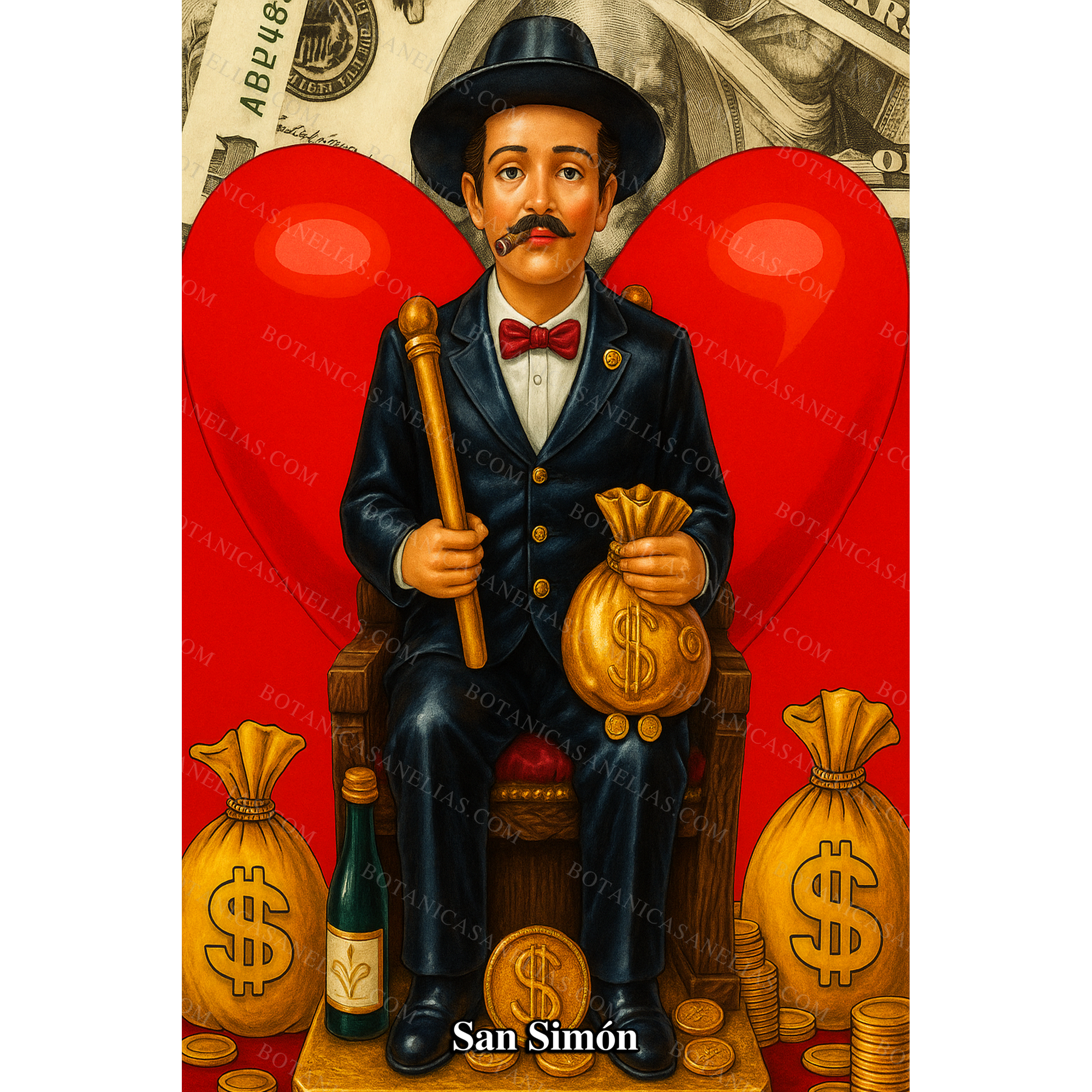 San Simon Prayer Card