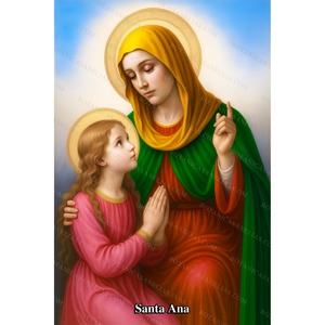 Saint Anne Prayer Card