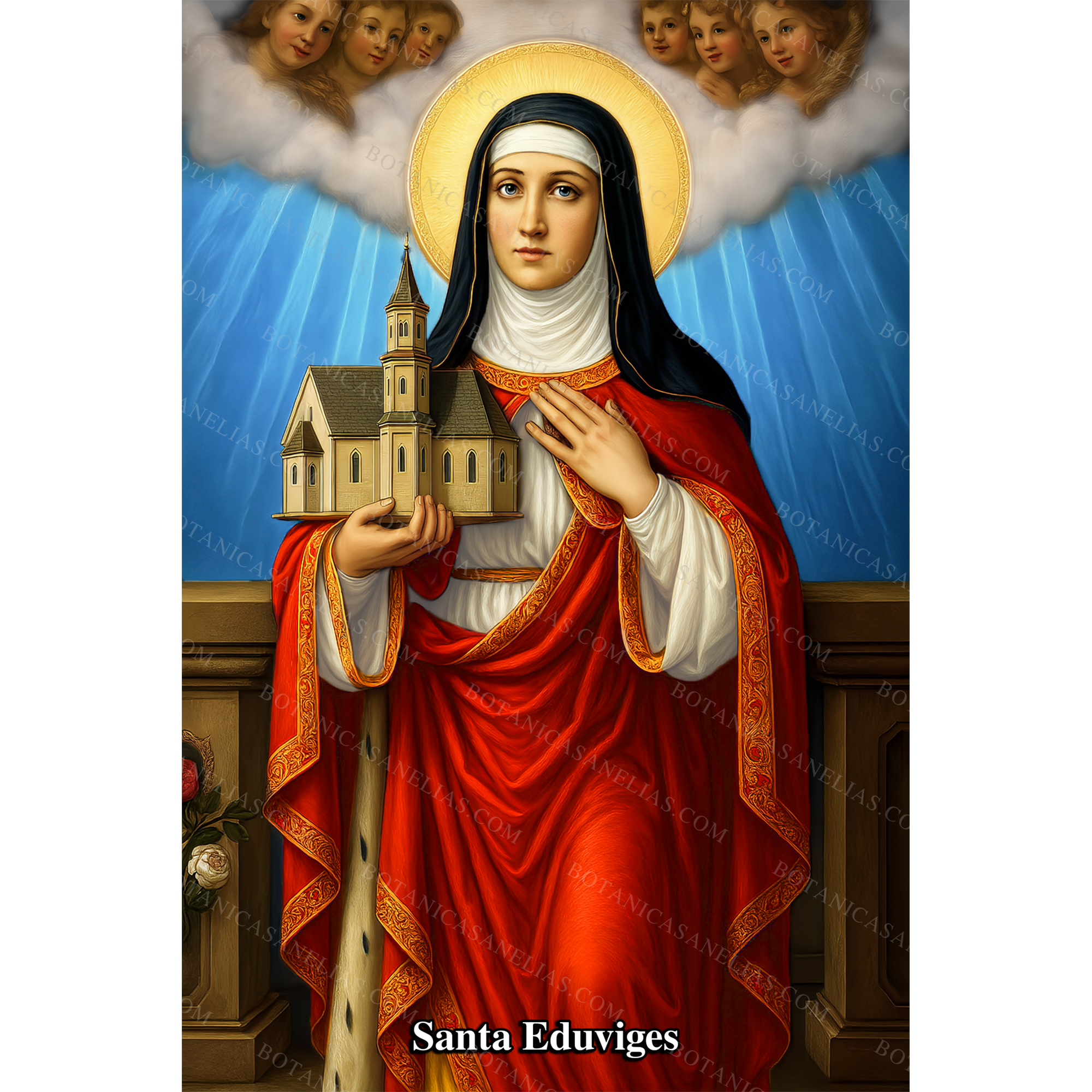 Saint Hedwig Prayer Card