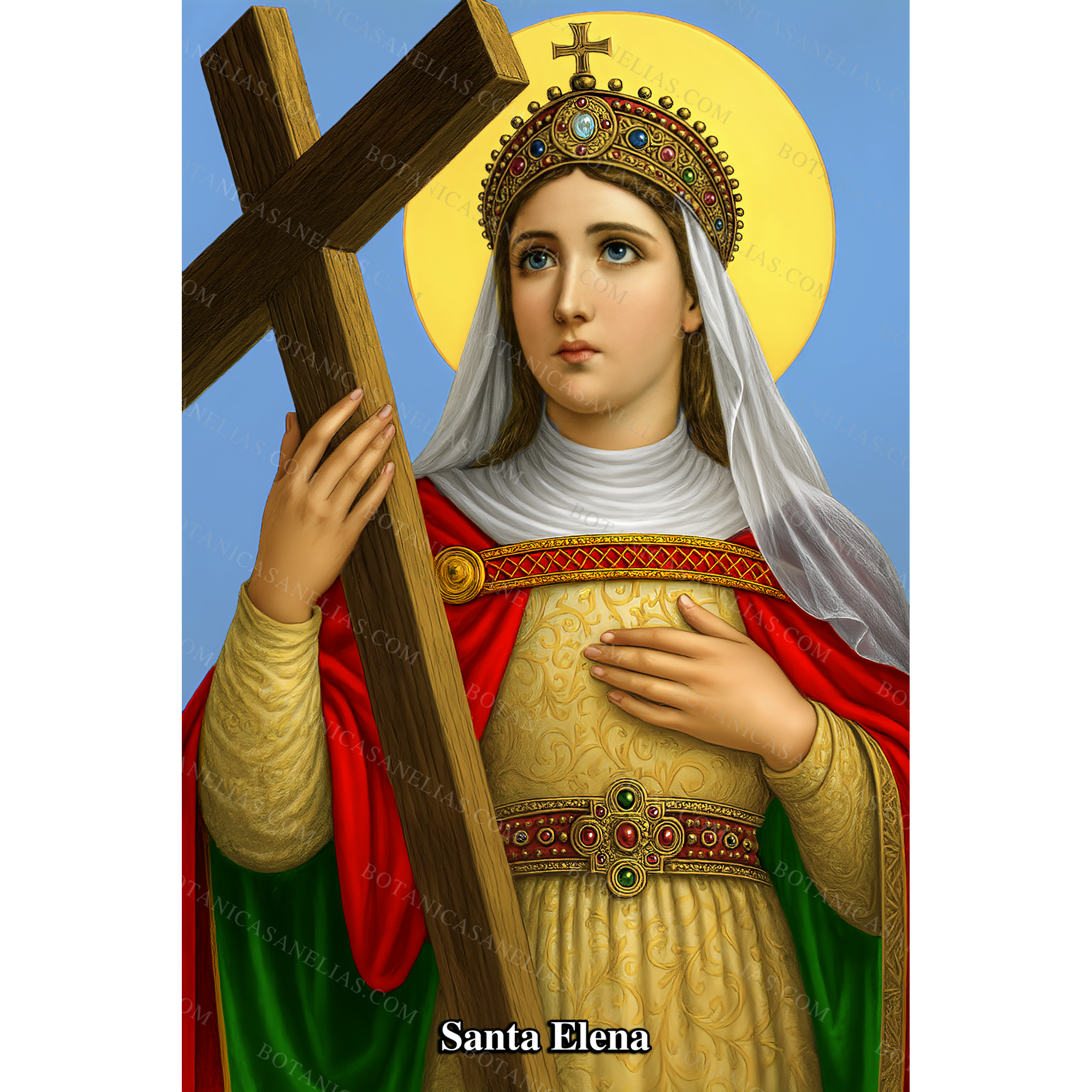 Saint Helena Prayer Card