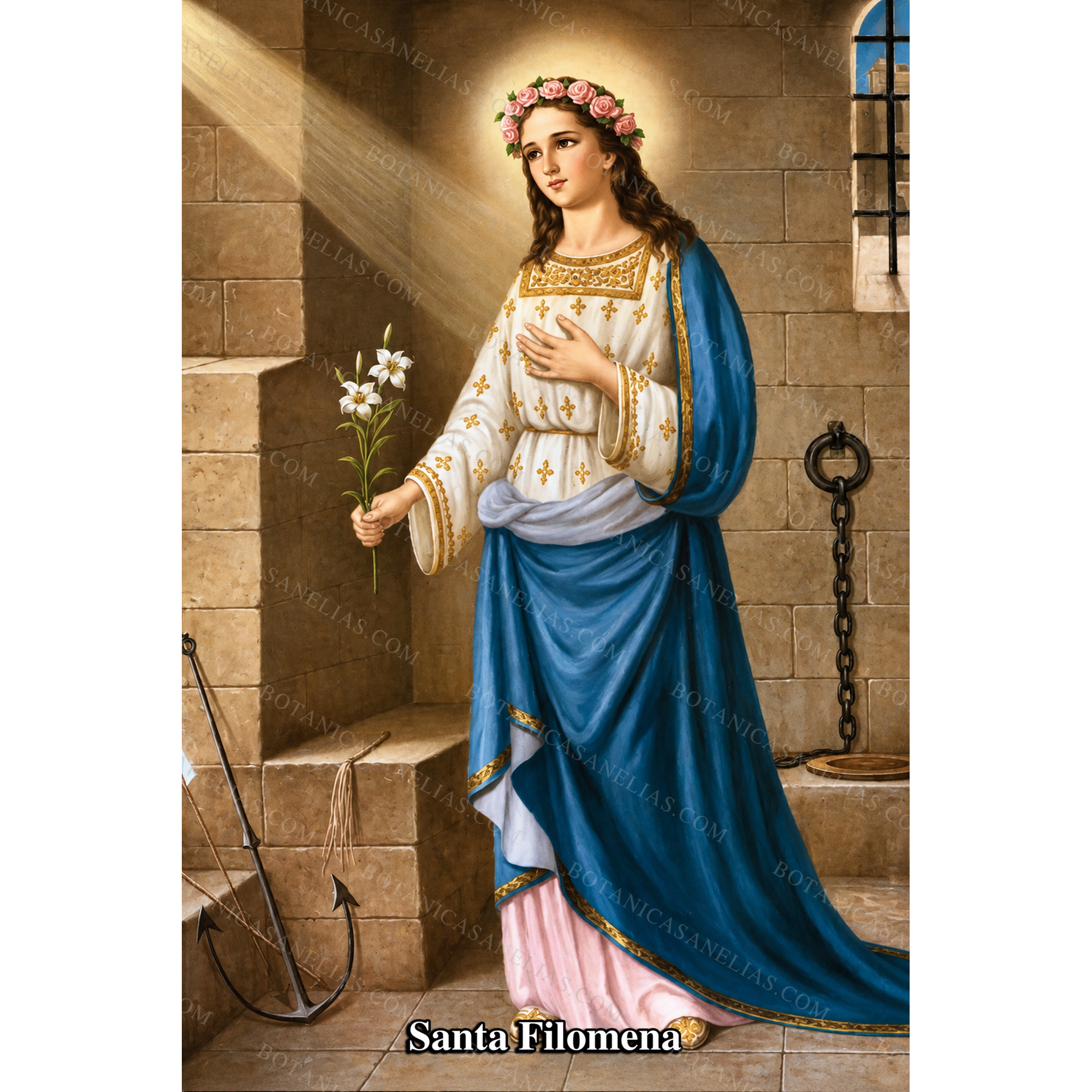 Saint Philomena Prayer Card