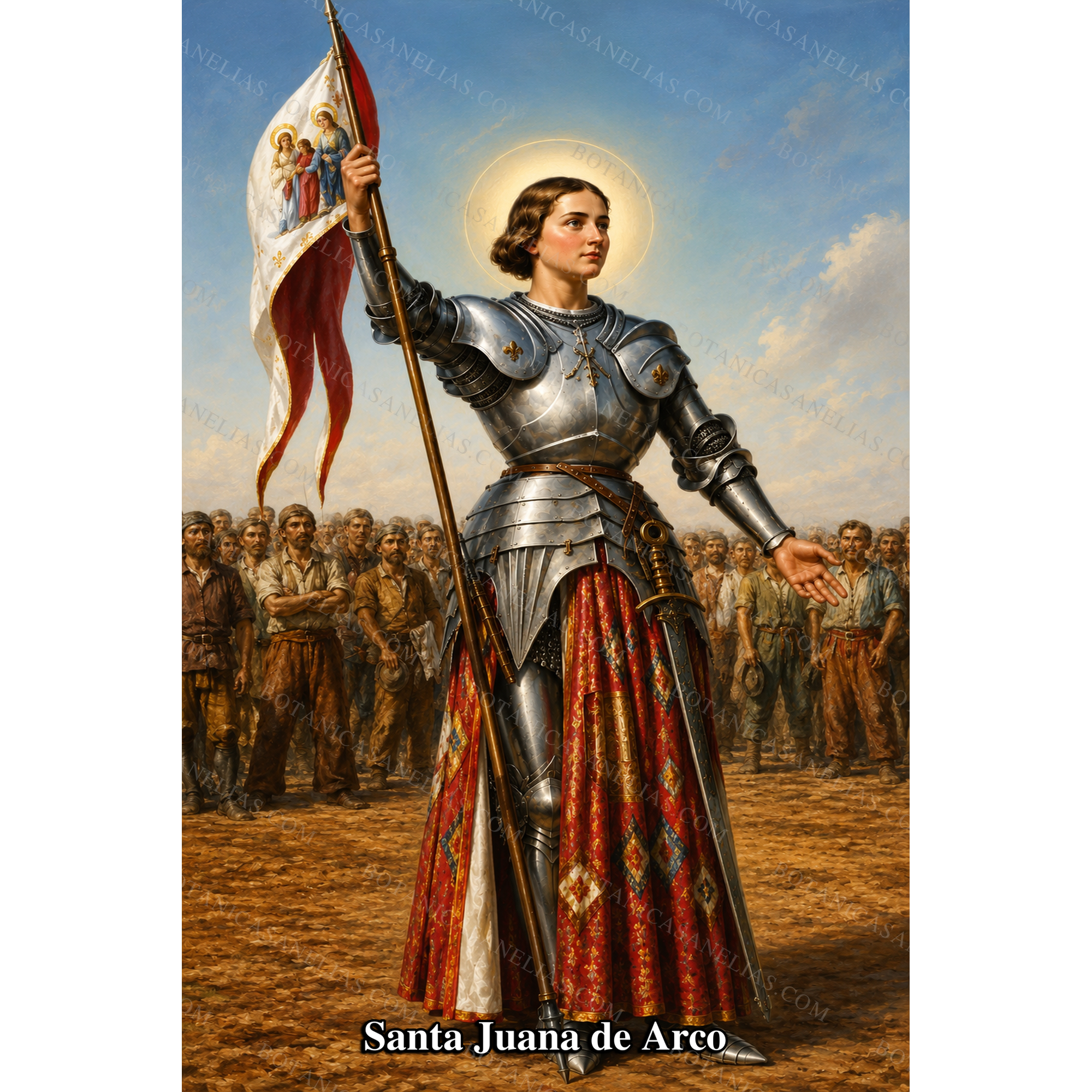 Saint Joan of Arc Prayer Card