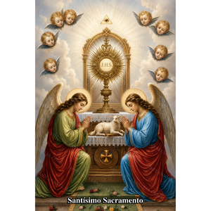 The Blessed Sacrament Prayer Card