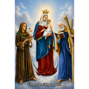 Our Lady of Chiquinquira Prayer Card