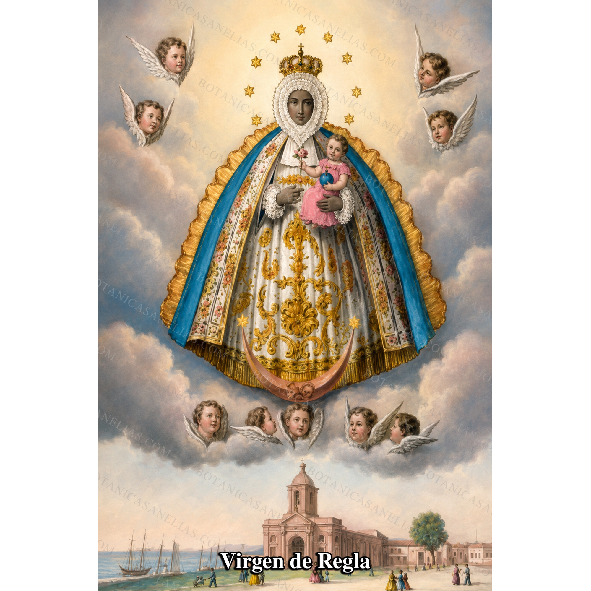 Our Lady of Regla Prayer Card